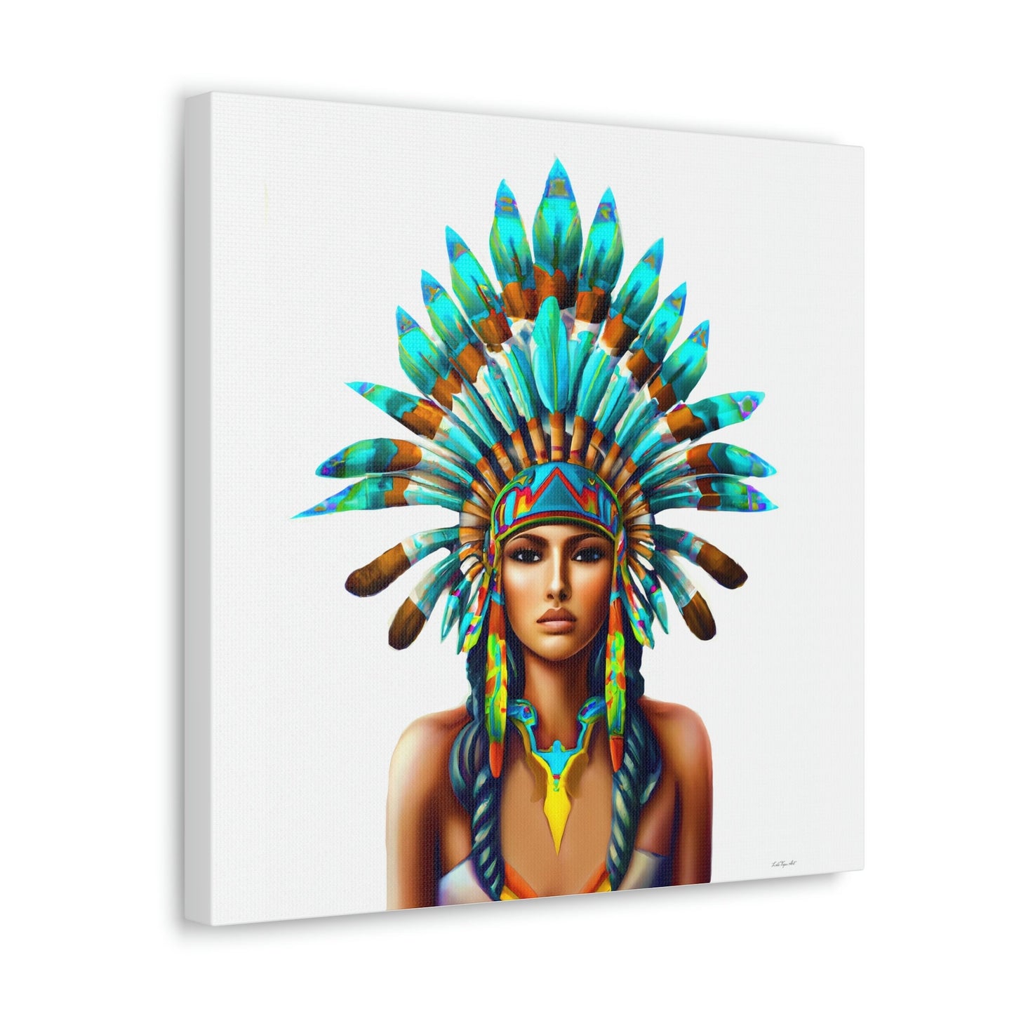 wall art, wall art canvas, wall art decor, wall art prints, wall art living room, art canvas, girl art, wall art women, native american art - LOLA VEGAS ART