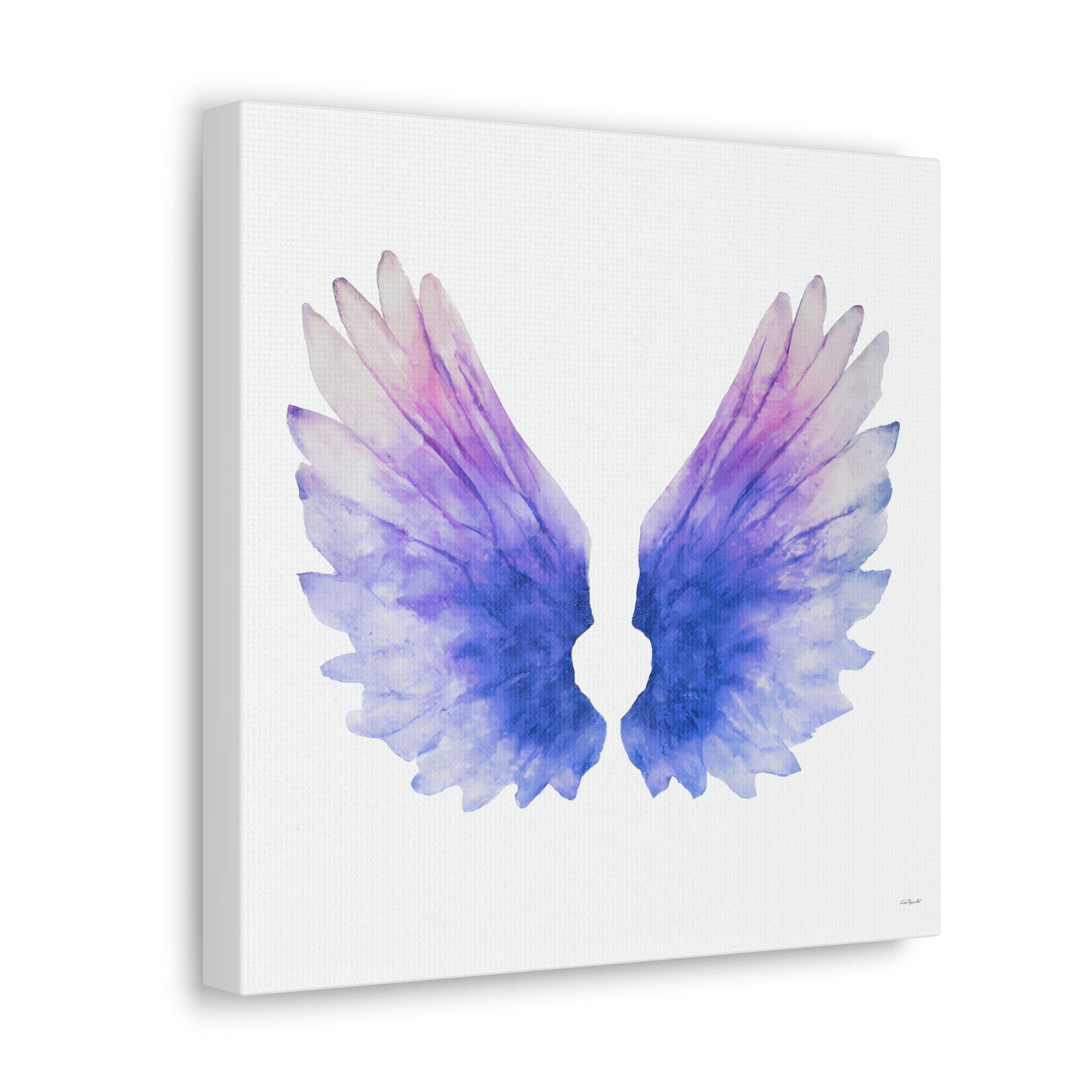 wall art, wall art canvas, wall art decor, wall art prints, angel wings, angel wings art, wings, wall art purple, wall art spiritual - LOLA VEGAS ART