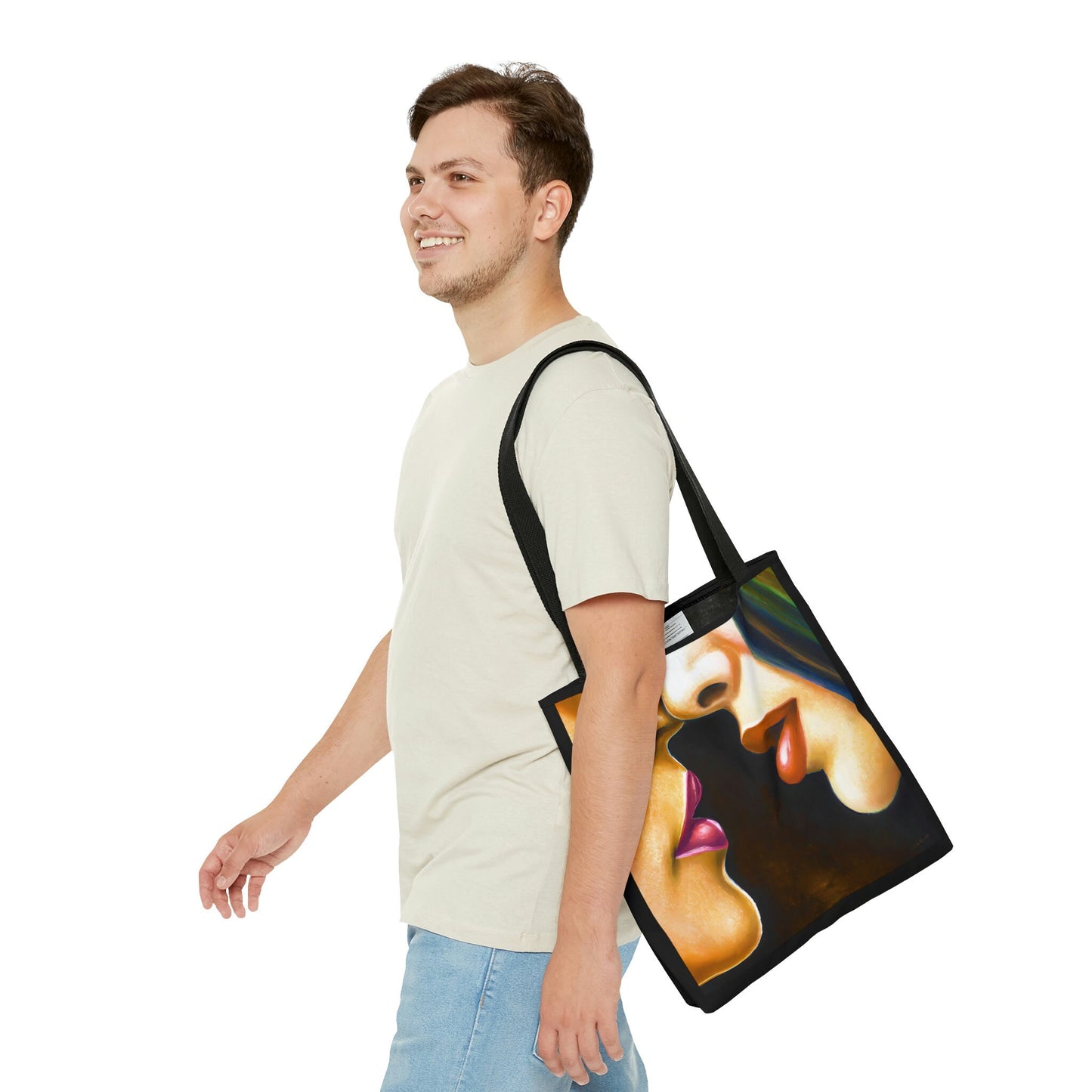 bag, canvas bag, tote bag, gifts for women, canvas shopper, oversized canvas bag, reusable bag, shopping bag, tote bag for women - LOLA VEGAS ART