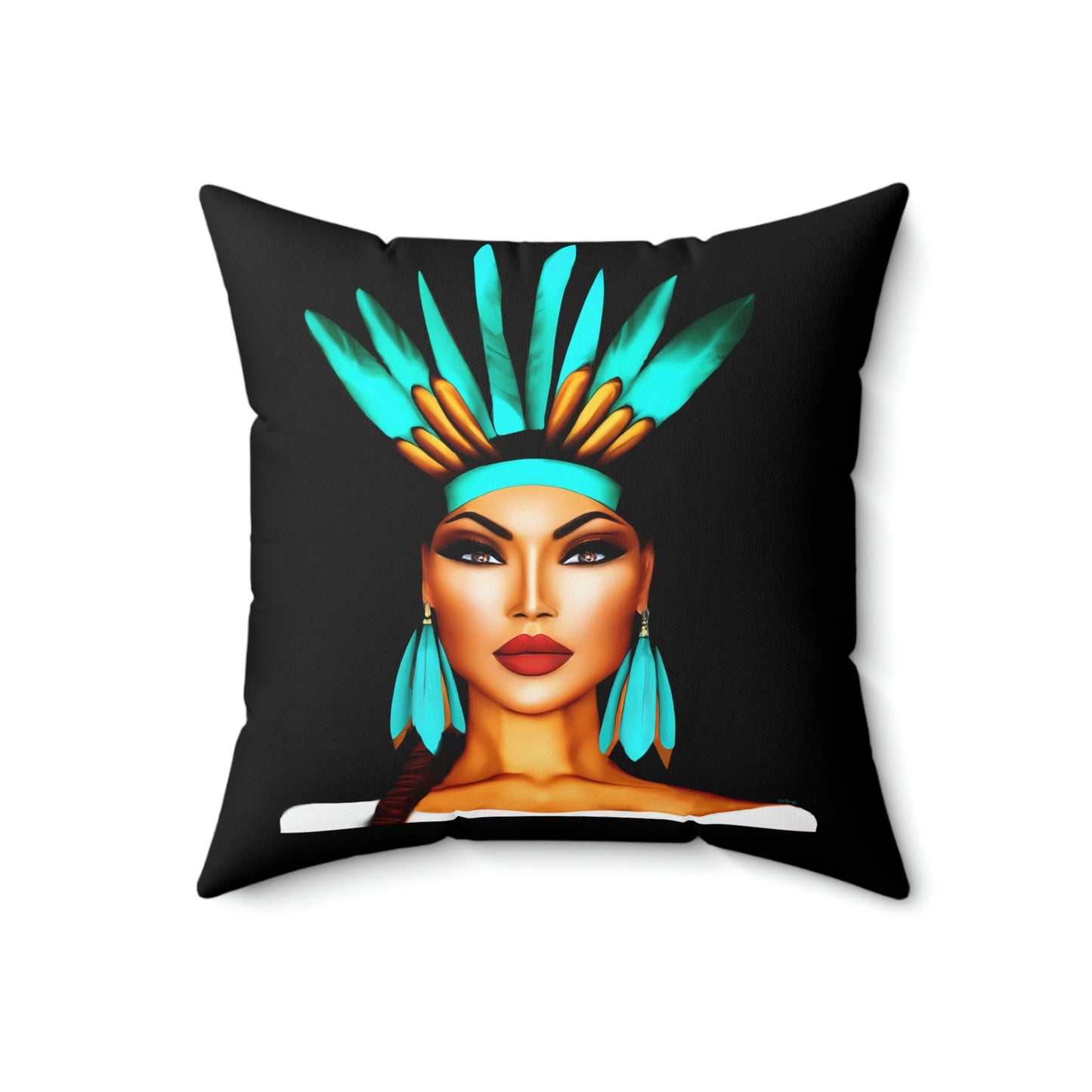 native american, decorative pillow, living room pillow, bedroom pillow, throw pillow, pillows, cushions, decorative pillows, accent pillow - LOLA VEGAS ART
