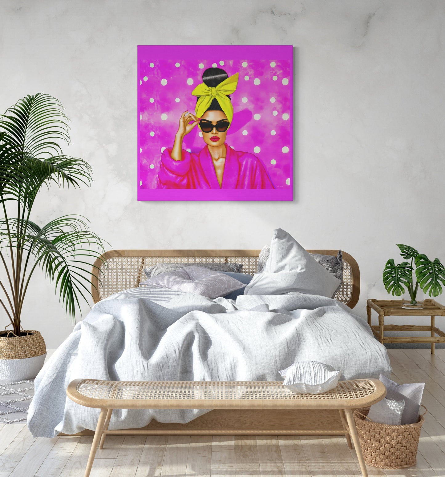woman, sunglasses, wall art, wall art canvas, wall art dcor, room wall dcor, unique art, eclectic wall art - LOLA VEGAS ART