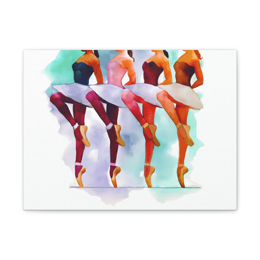 ballerina, toe shoes, wall art, wall art canvas, wall art dcor, room wall dcor, unique art, wall art women - LOLA VEGAS ART