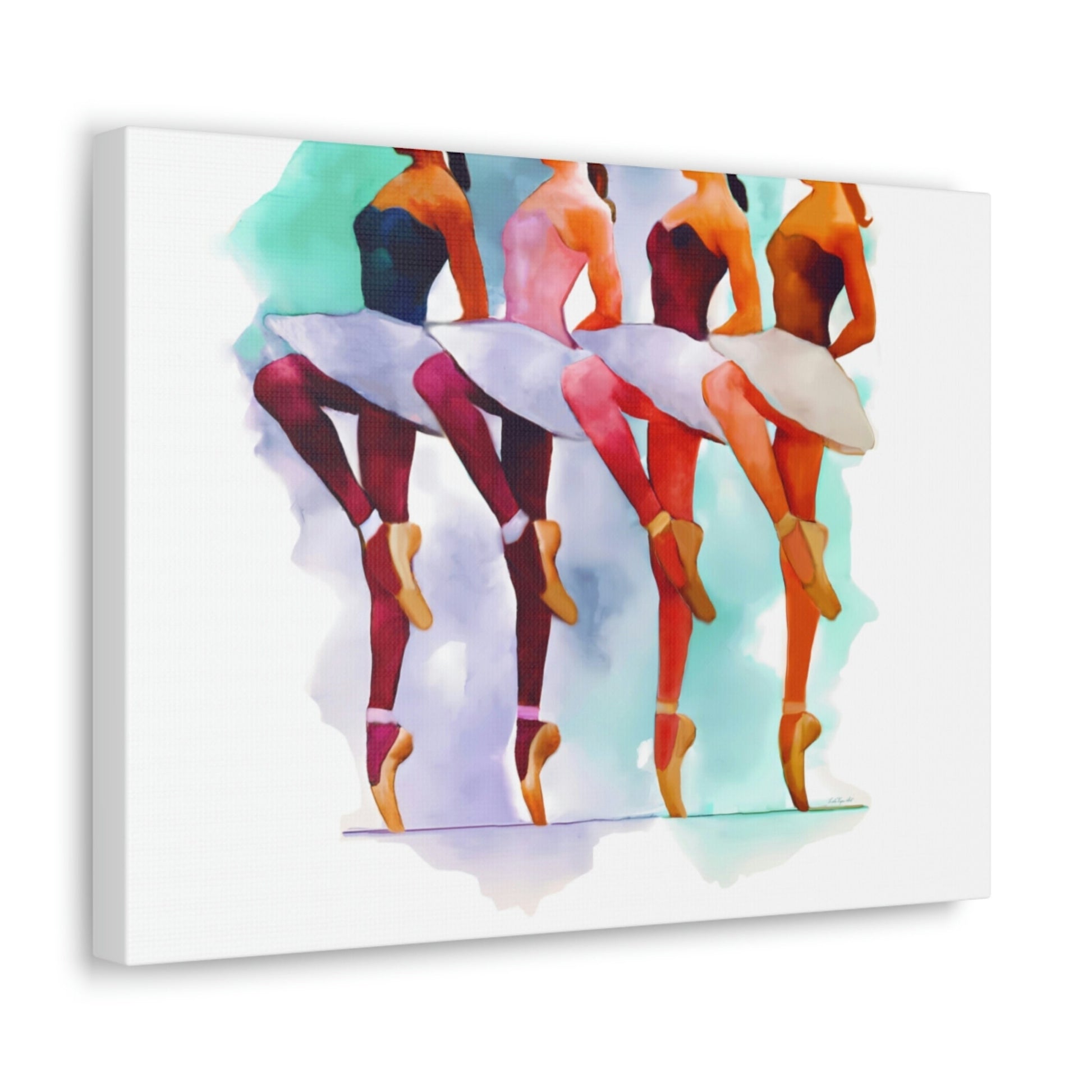 ballerina, toe shoes, wall art, wall art canvas, wall art dcor, room wall dcor, unique art, wall art women - LOLA VEGAS ART