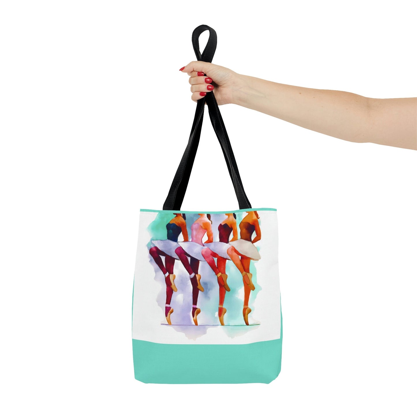 ballerina, dance bag, dance tote, dancer bag, bag, canvas bag, tote bag, gifts for girls, gifts for teens, , canvas shopper - LOLA VEGAS ART