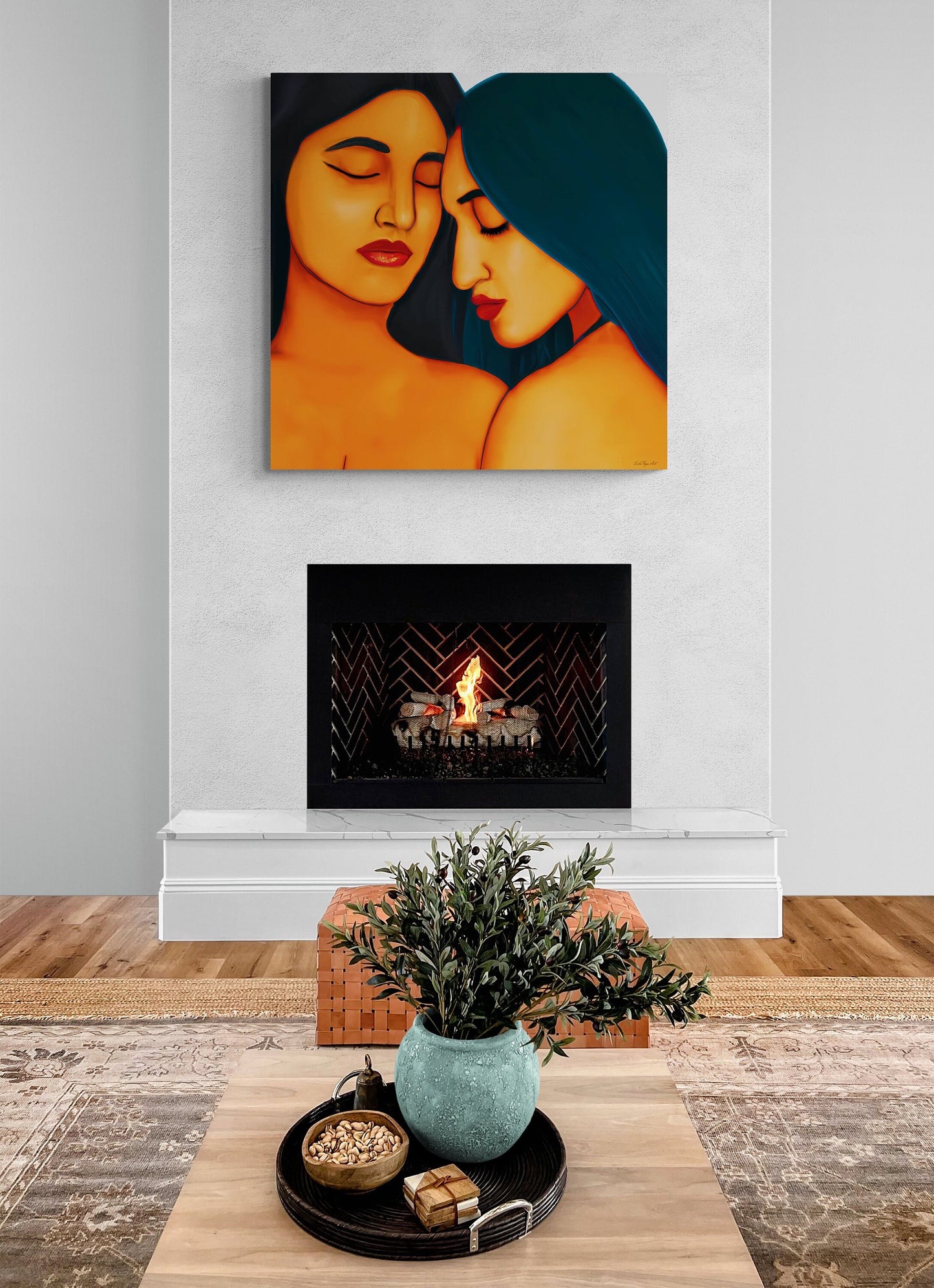 Latina art,romantic wall art, wall art, wall art canvas, wall art decor, woman decor, romantic wall art, wall decor - LOLA VEGAS ART