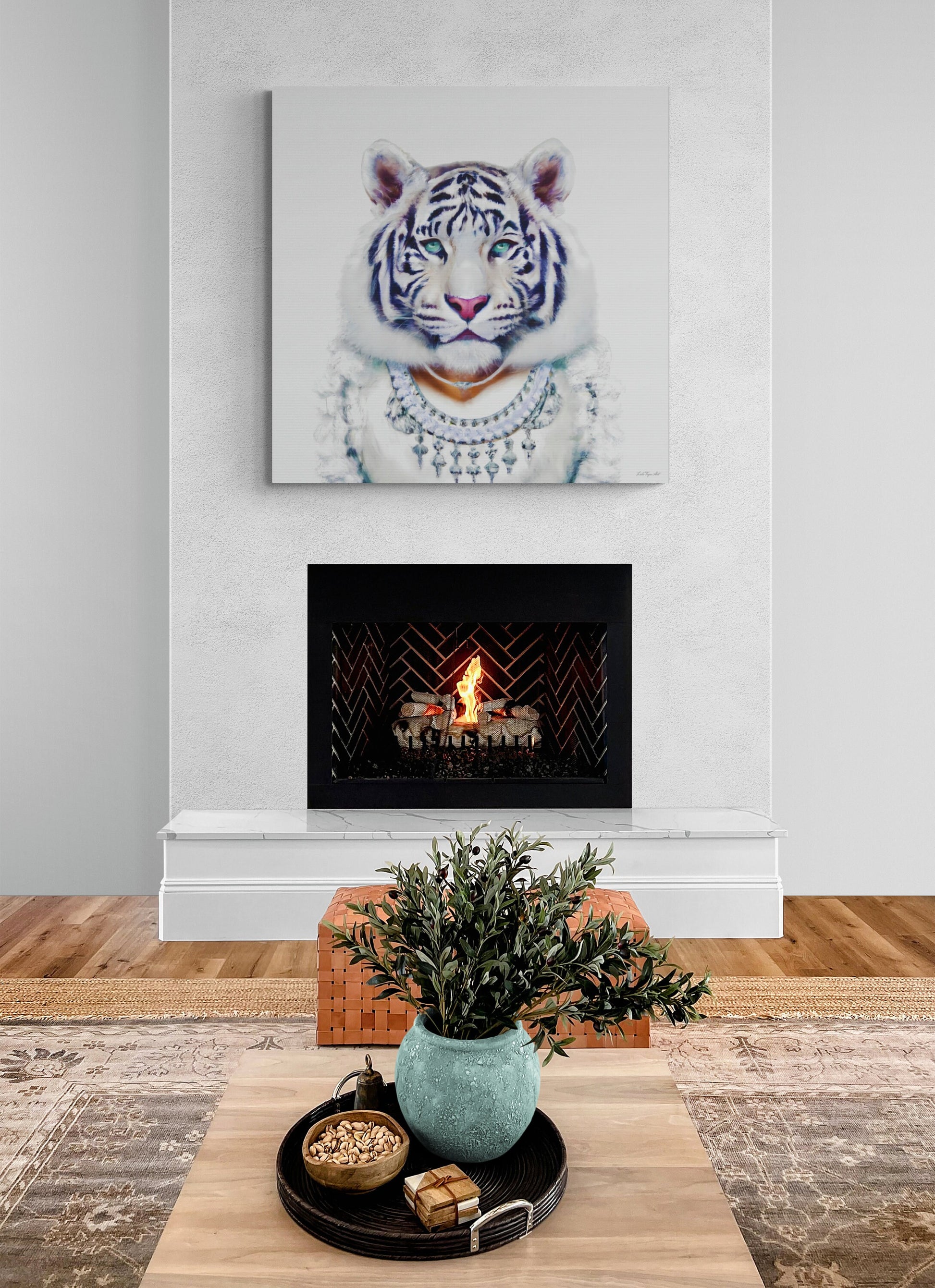 tiger art,  tiger picture, animal art, animal print, wall art, wall art canvas, wall art dcor, tiger decor - LOLA VEGAS ART
