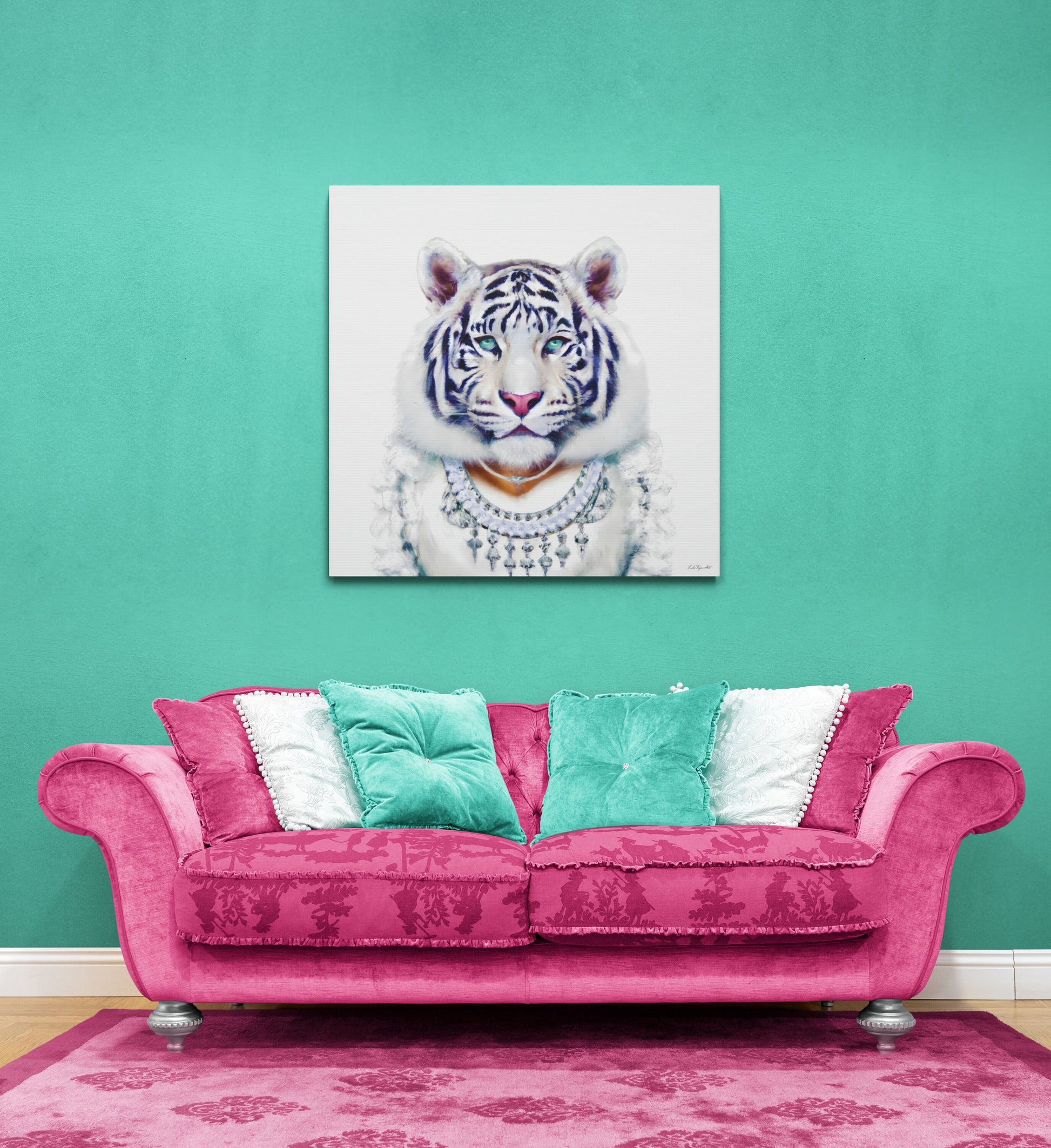 tiger art,  tiger picture, animal art, animal print, wall art, wall art canvas, wall art dcor, tiger decor - LOLA VEGAS ART
