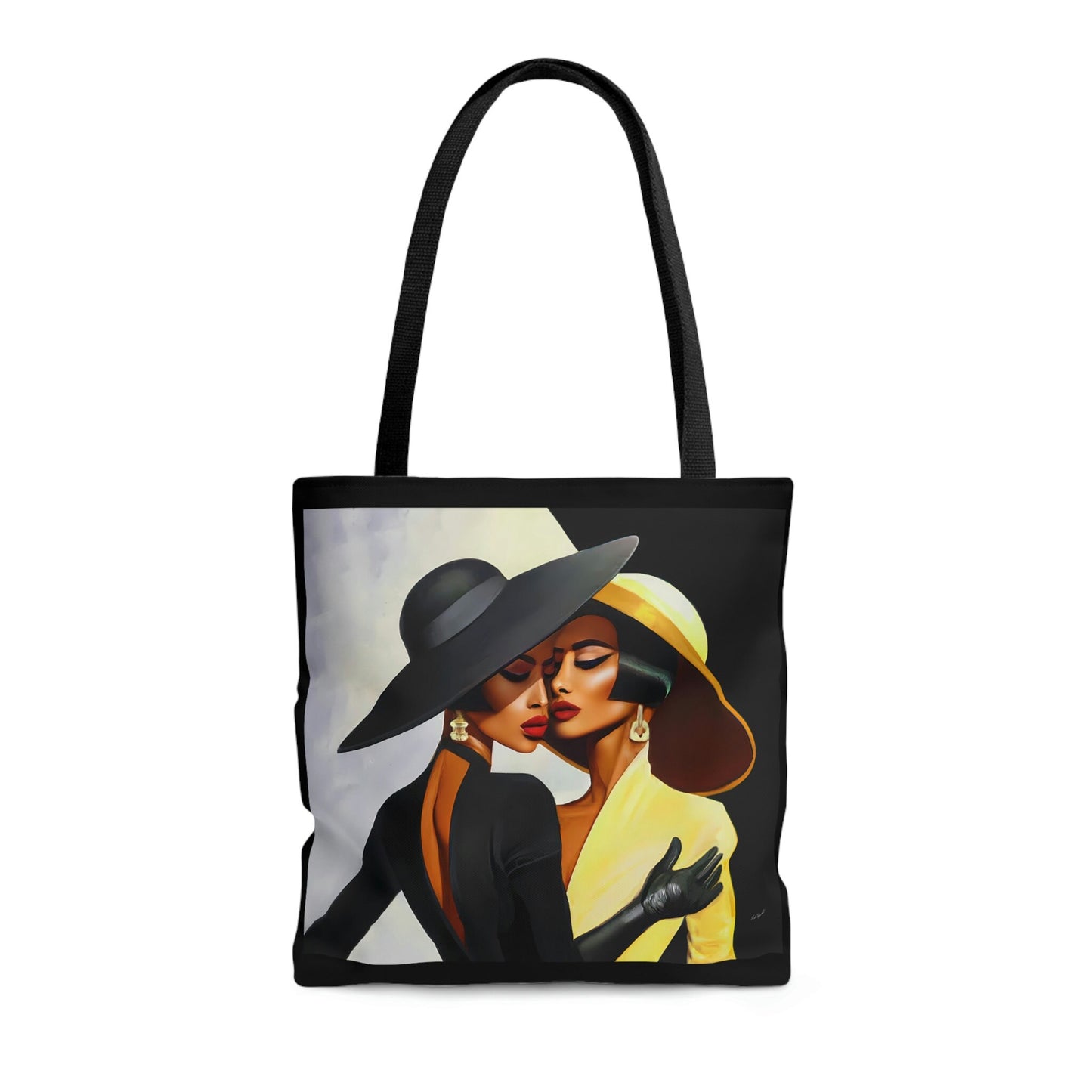 black women, bag, canvas bag, tote bag, gifts for women,  oversized canvas bag, reusable bag, tote bag for women - LOLA VEGAS ART