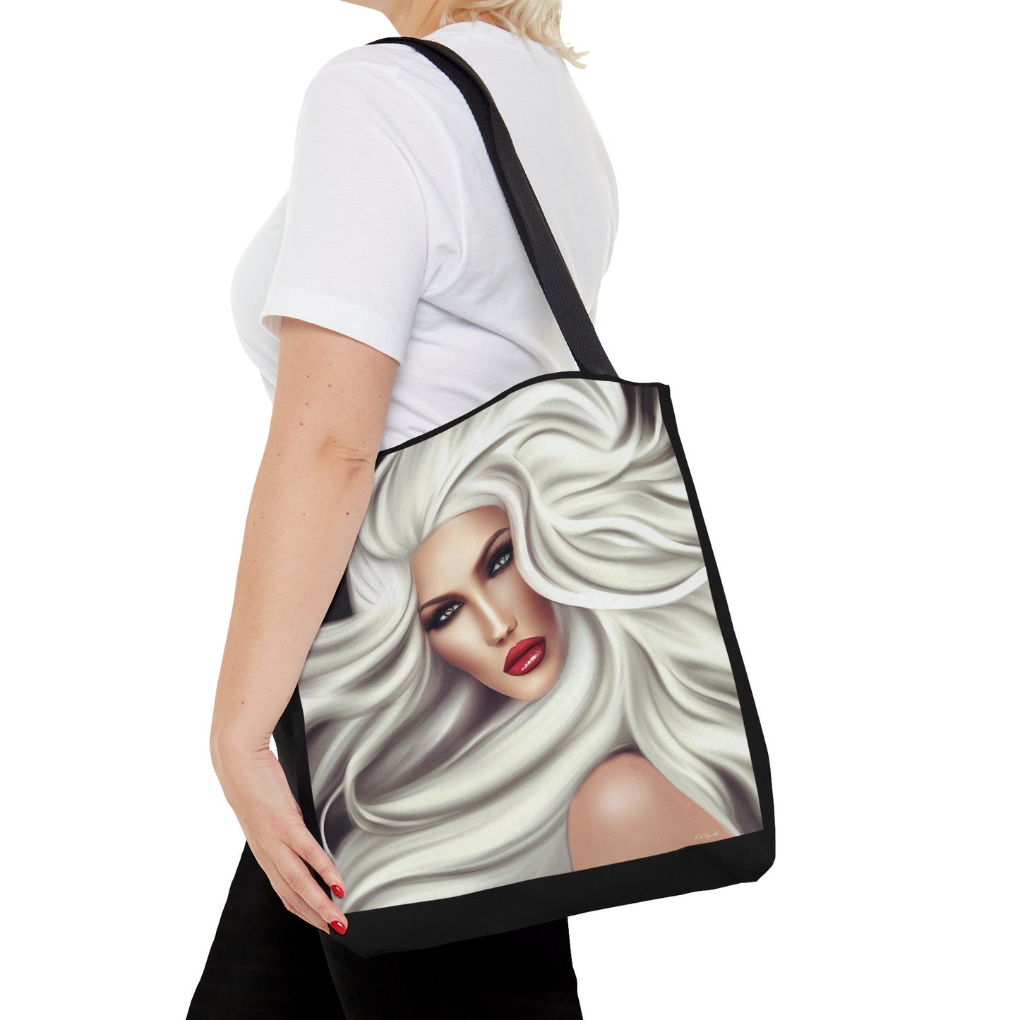 bag, canvas bag, tote bag, gifts for women, canvas shopper, oversized canvas bag, reusable bag, shopping bag, tote bag for women - LOLA VEGAS ART