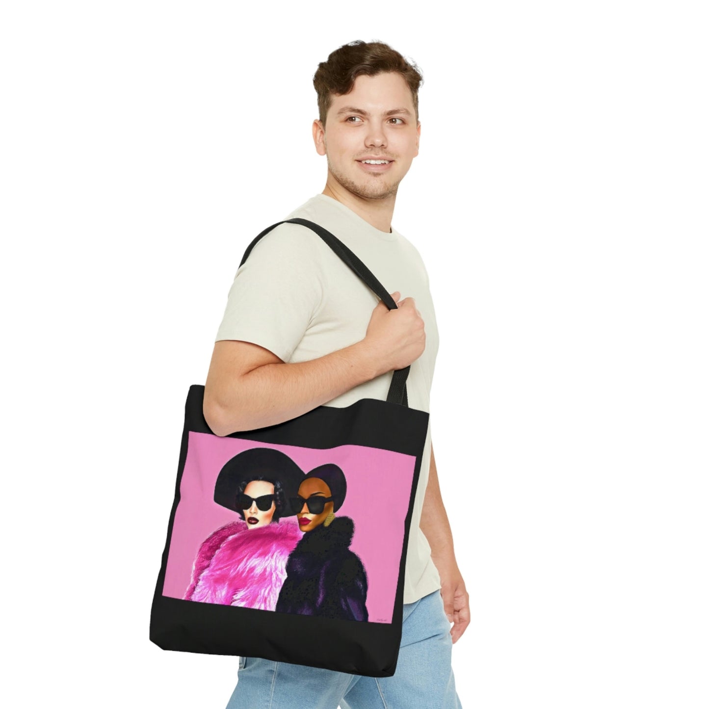 black woman art, canvas bag, tote bag, gifts for women, canvas shopper, oversized canvas bag, reusable bag, shopping bag, tote bag for women - LOLA VEGAS ART
