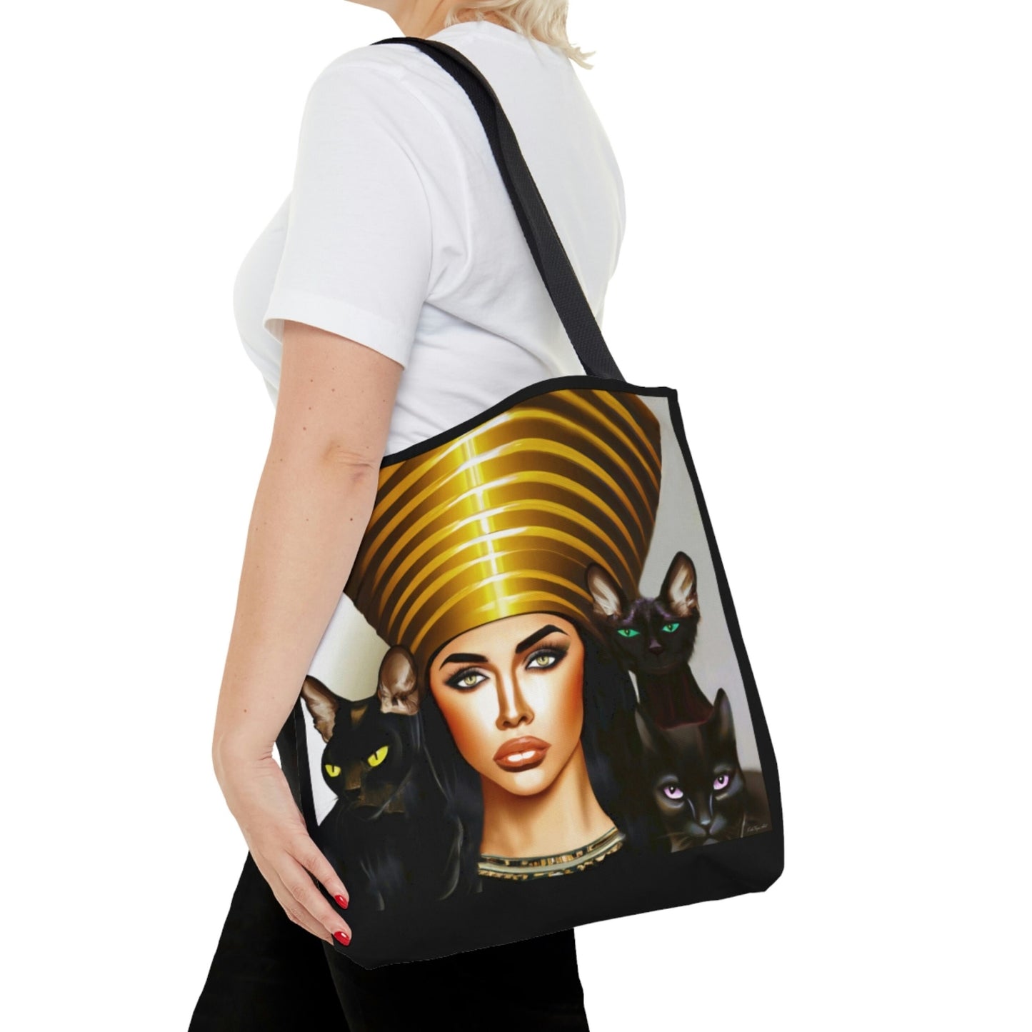 cats, bag, canvas bag, tote bag, gifts for women, canvas shopper, oversized canvas bag, reusable bag, shopping bag, tote bag for women - LOLA VEGAS ART