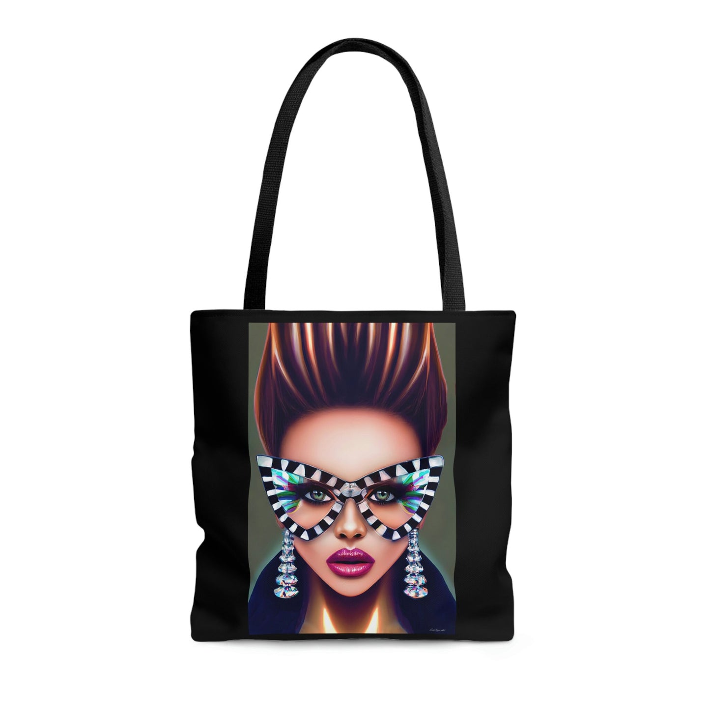 quirky, bag, canvas bag, tote bag, gifts for women, canvas shopper, oversized canvas bag, reusable bag, shopping bag, tote bag for women - LOLA VEGAS ART