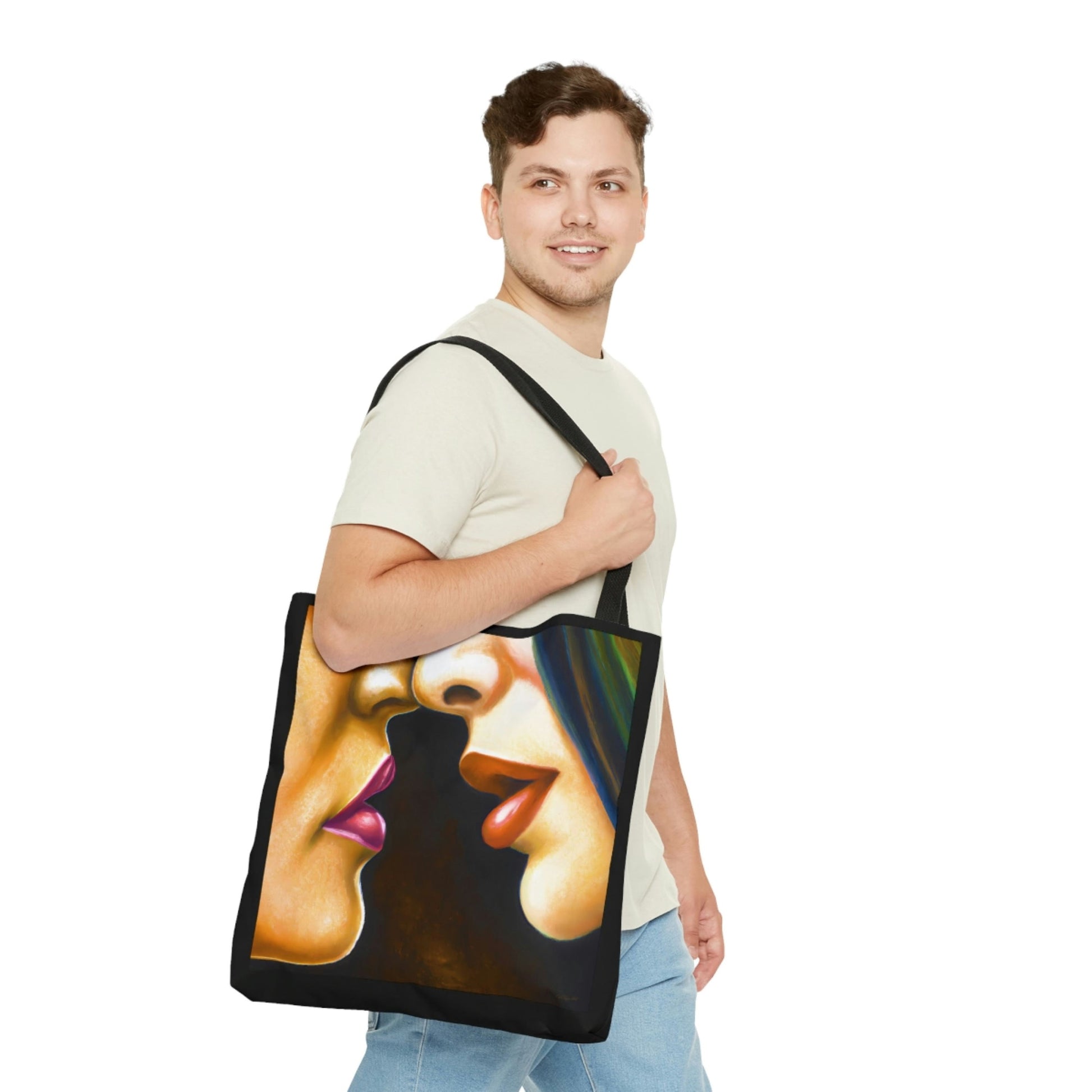 bag, canvas bag, tote bag, gifts for women, canvas shopper, oversized canvas bag, reusable bag, shopping bag, tote bag for women - LOLA VEGAS ART