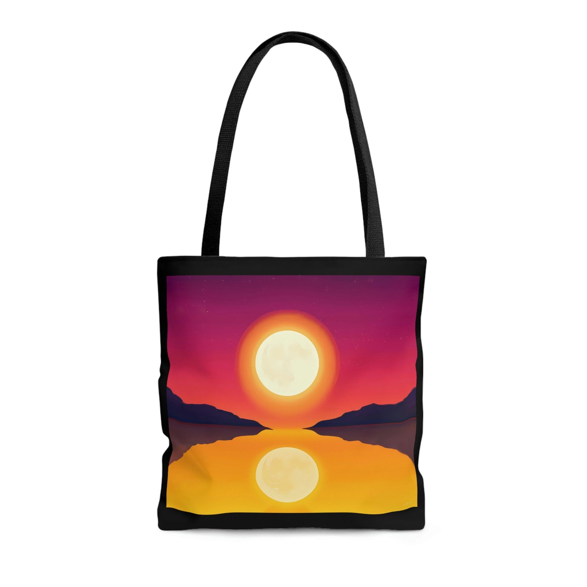 moon, bag, canvas bag, tote bag, gifts for women, canvas shopper, oversized canvas bag, reusable bag, shopping bag, tote bag for women - LOLA VEGAS ART