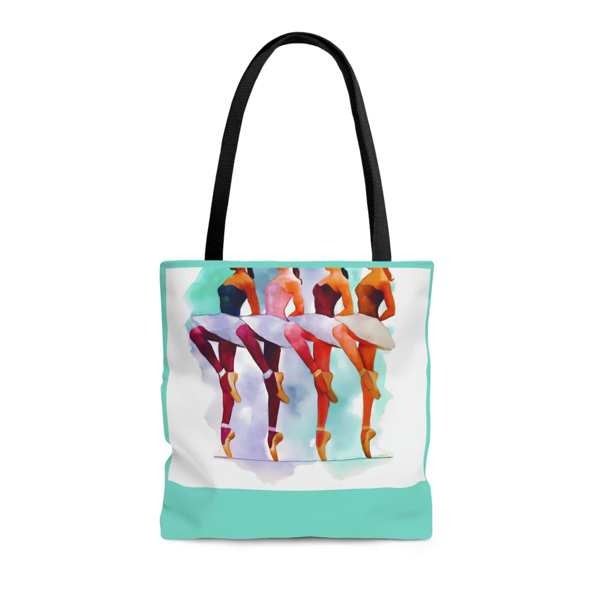 ballerina, dance bag, dance tote, dancer bag, bag, canvas bag, tote bag, gifts for girls, gifts for teens, , canvas shopper - LOLA VEGAS ART