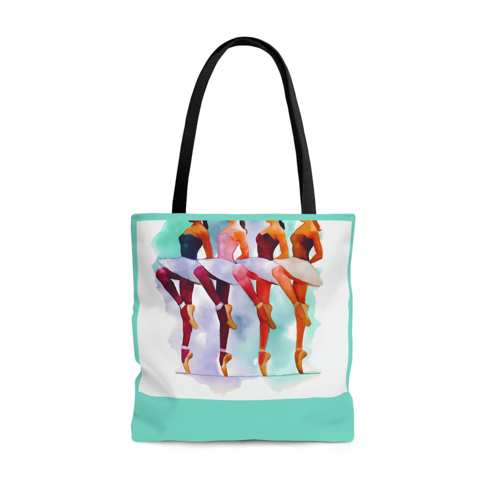 ballerina, dance bag, dance tote, dancer bag, bag, canvas bag, tote bag, gifts for girls, gifts for teens, , canvas shopper - LOLA VEGAS ART