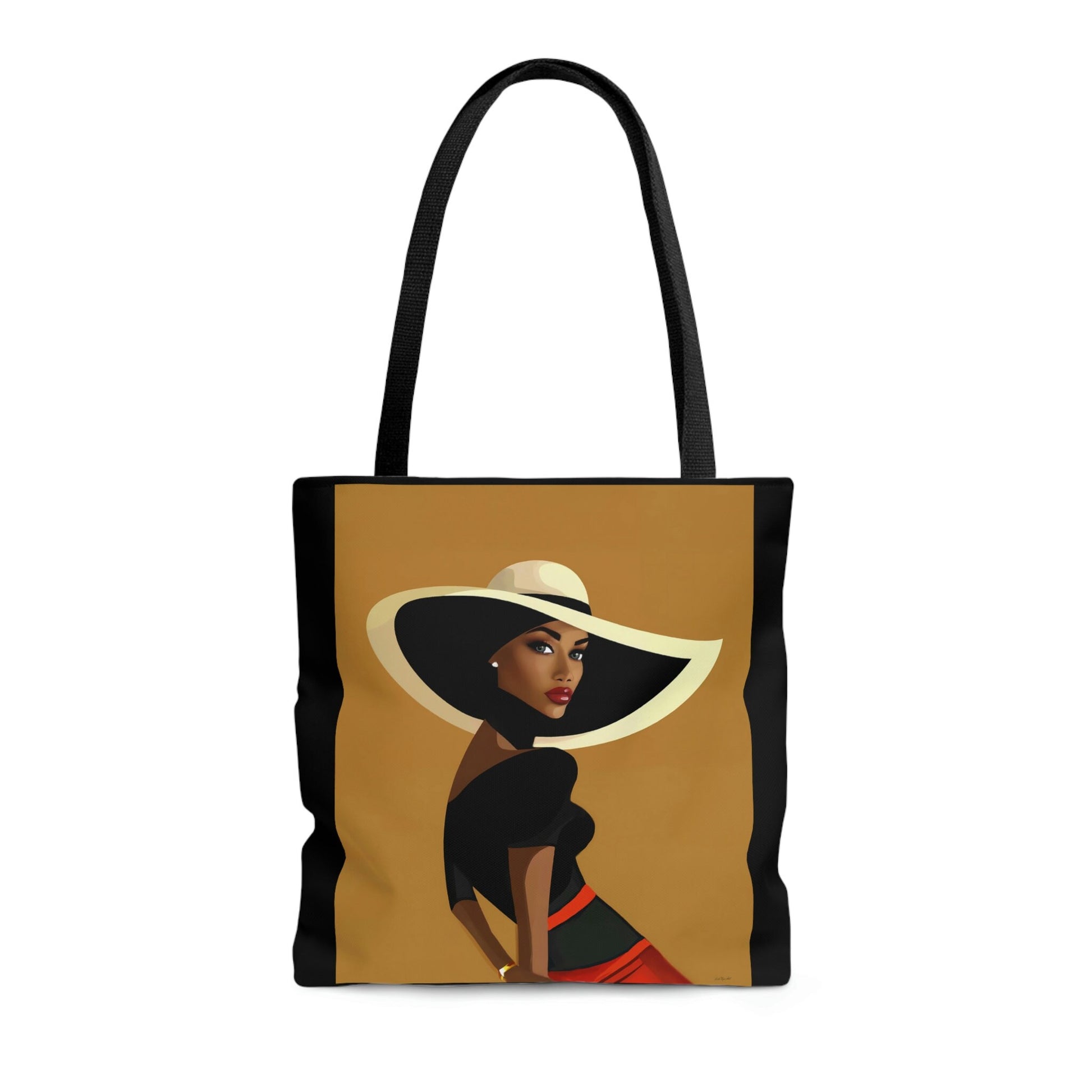black woman, fashion art, canvas bag, tote bag, gifts for women, canvas shopper, reusable bag, shopping bag, tote bag for women - LOLA VEGAS ART