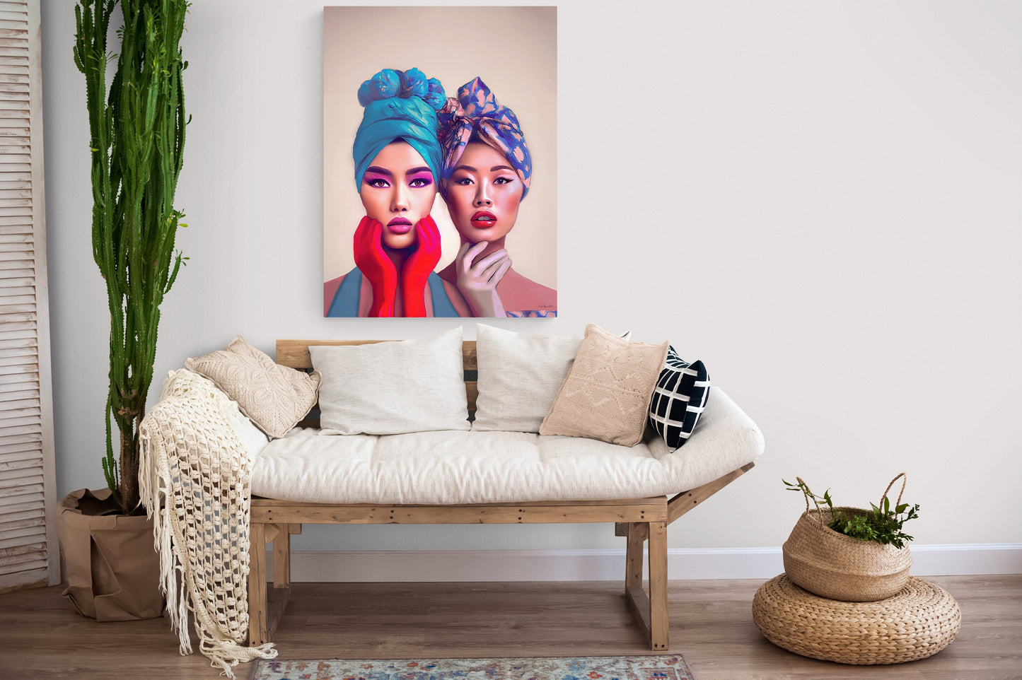 asian women, wall art, wall art canvas, wall art dcor, glasses, wall art woman, wall art dcor, woman decor, feminine wall art - LOLA VEGAS ART