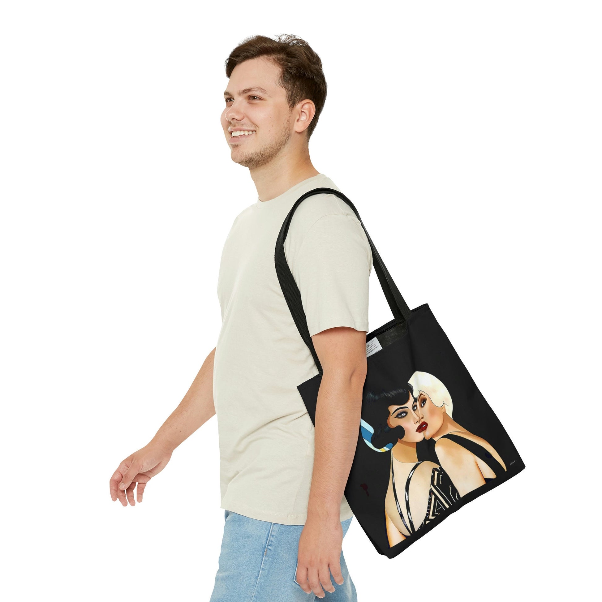 bag, canvas bag, tote bag, gifts for women, canvas shopper, reusable bag, shopping bag, tote bag for women - LOLA VEGAS ART