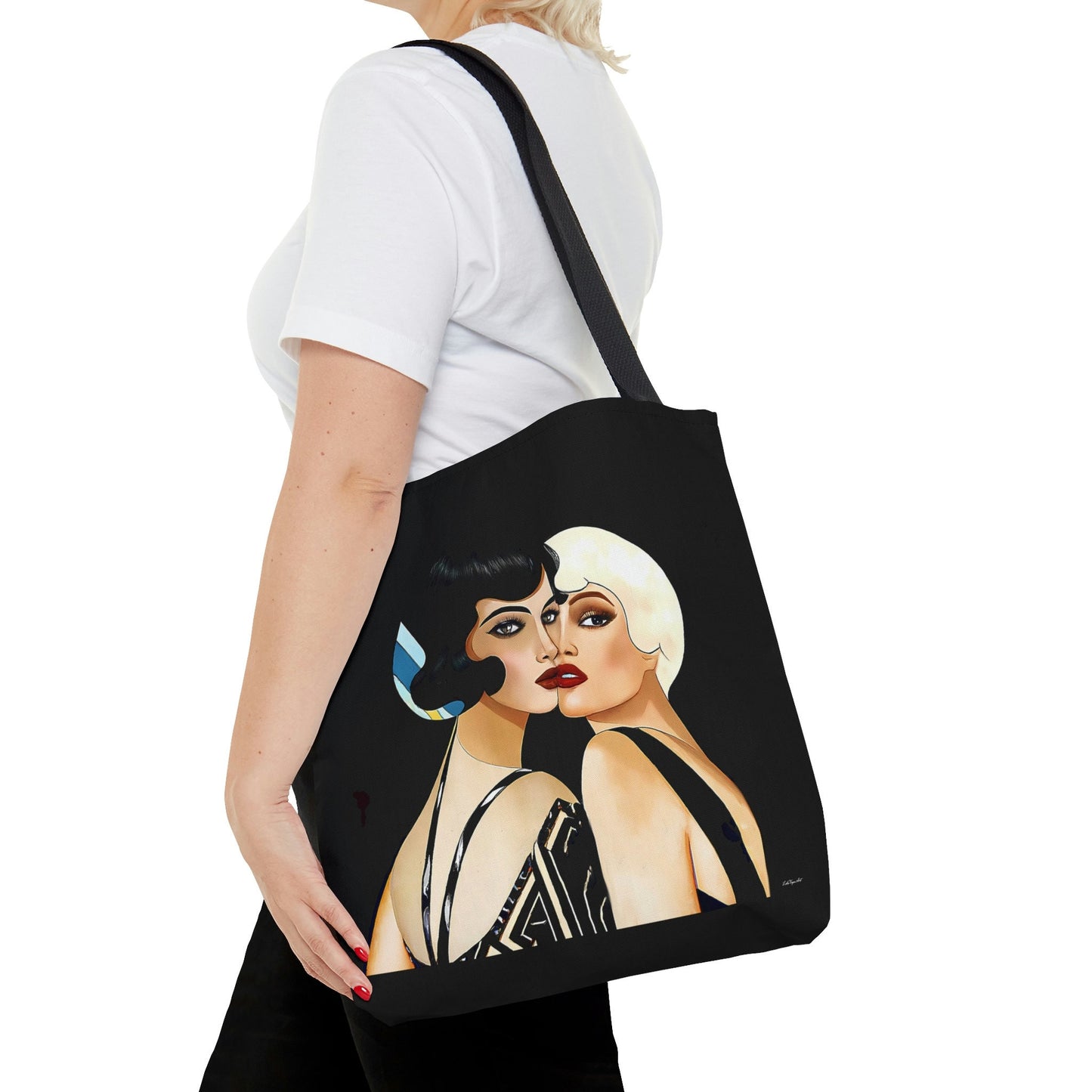 bag, canvas bag, tote bag, gifts for women, canvas shopper, reusable bag, shopping bag, tote bag for women - LOLA VEGAS ART