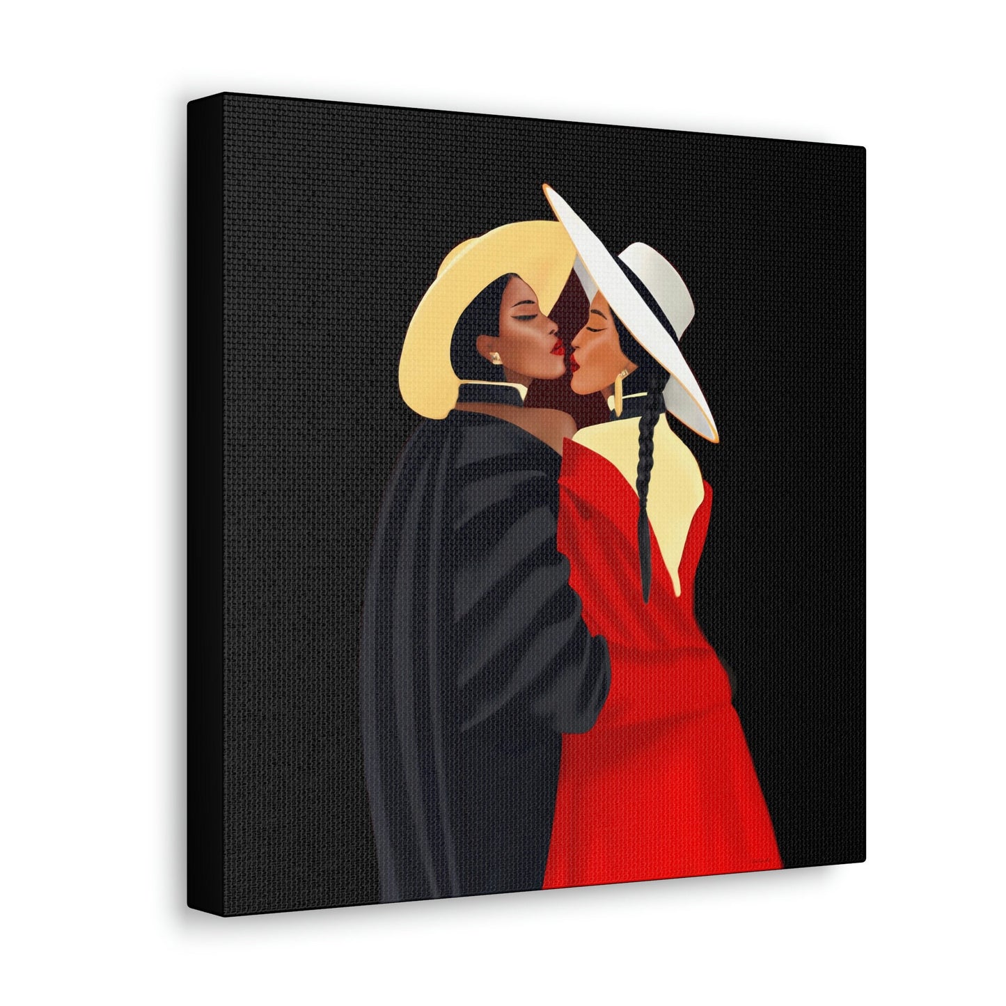 black women, african american, lesbian art, wall art, wall art canvas, wall art dcor, black woman print, gay art, black girl magic - LOLA VEGAS ART