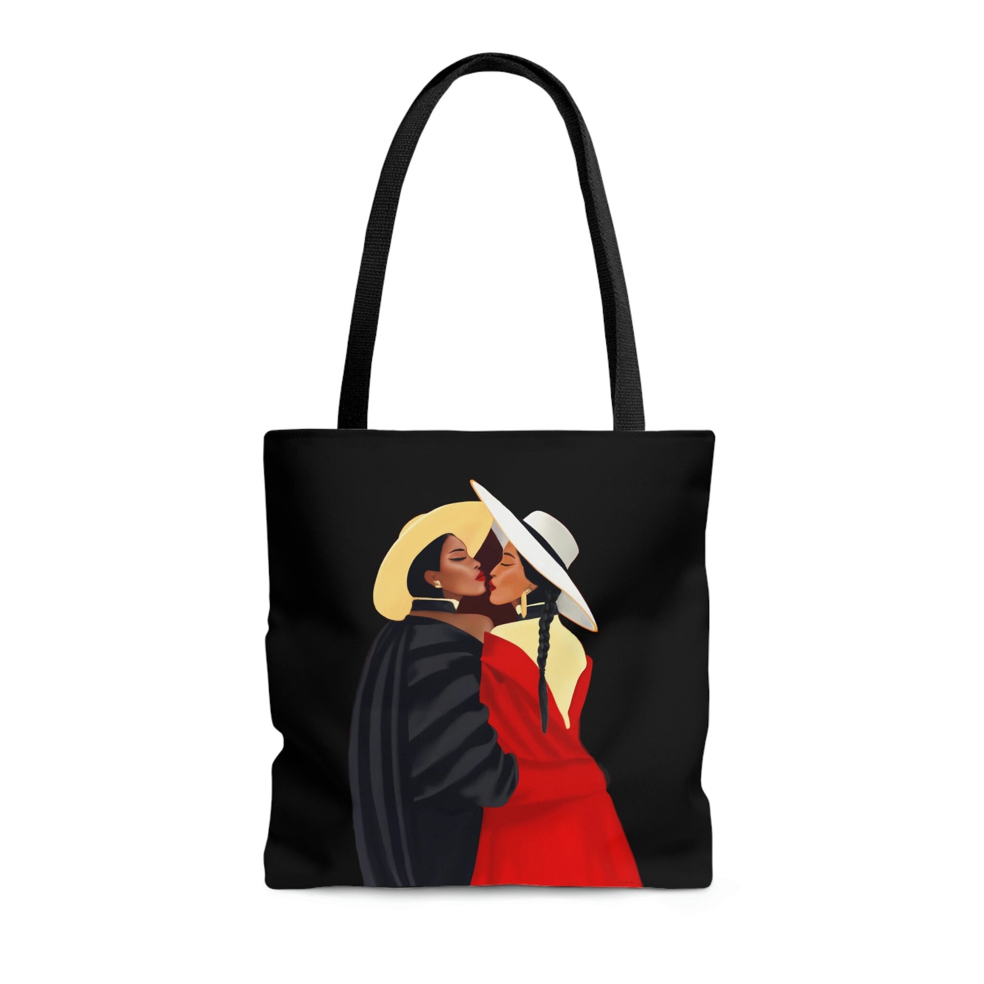 black women, african american, black girl magic, gay art, lesbian art,canvas bag, tote bag, canvas shopper, shopping bag, tote bag for women - LOLA VEGAS ART
