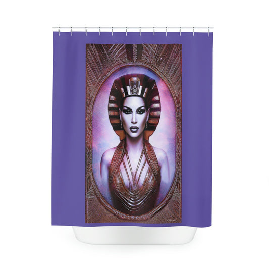 egyptian woman, goddess, shower curtain, home accessories, bathroom dcor, bathroom, home dcor, housewarming gift, shower room decor - LOLA VEGAS ART