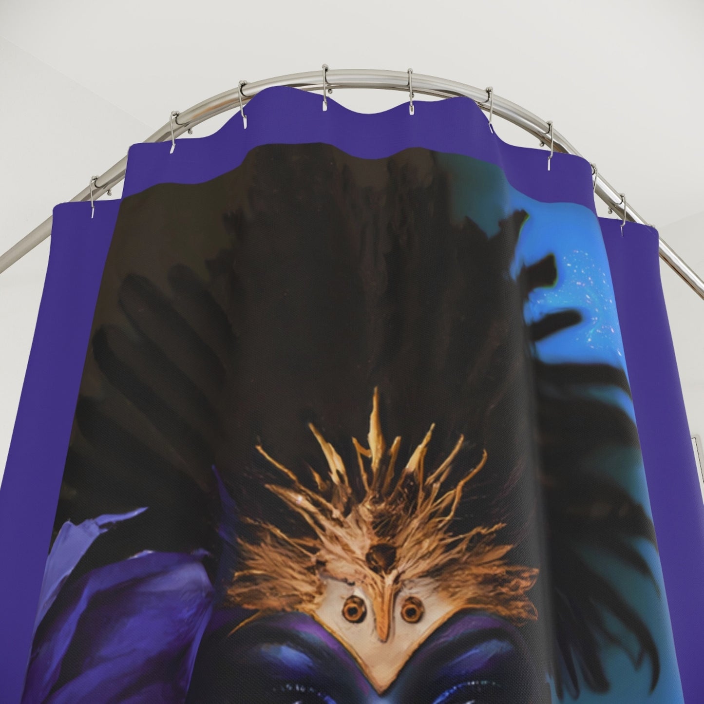 black woman, black girl magic, shower curtain, home accessories, bathroom dcor, bathroom, home dcor, housewarming gift, shower room deco - LOLA VEGAS ART