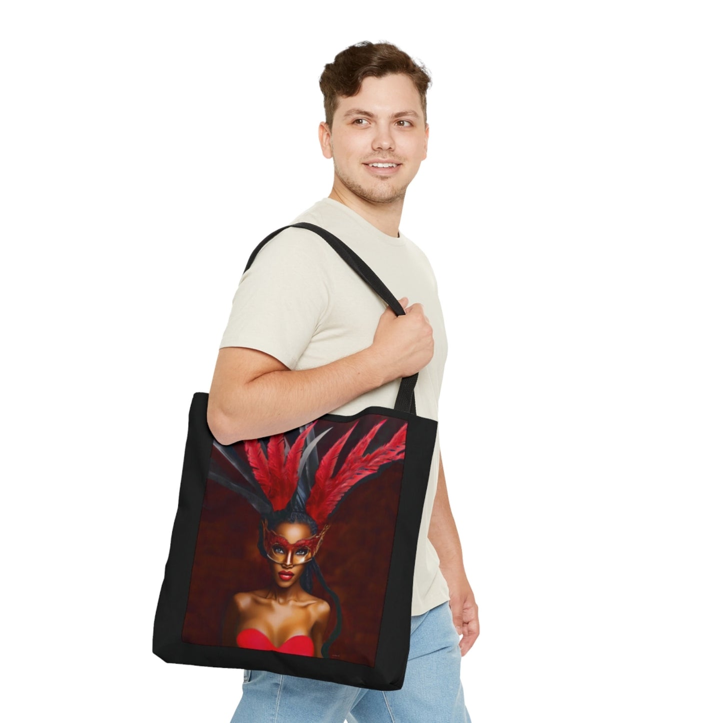 black woman, goddess, bag, canvas bag, tote bag, gifts for women, canvas shopper, reusable bag, shopping bag, tote bag for women, urban - LOLA VEGAS ART