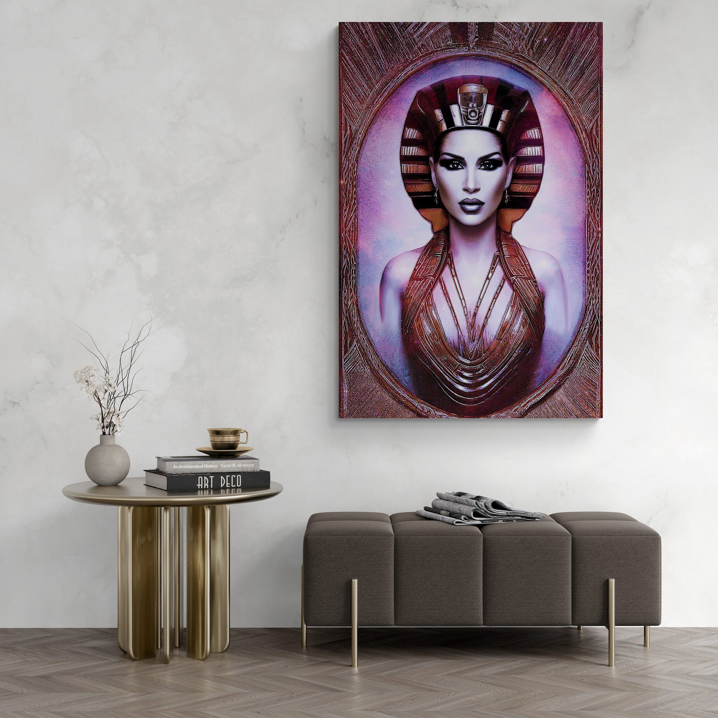 egyptian woman, ancient egypt, wall art, wall art canvas, wall art dcor, wall art entryway, wall art dcor, room wall dcor, unique art - LOLA VEGAS ART