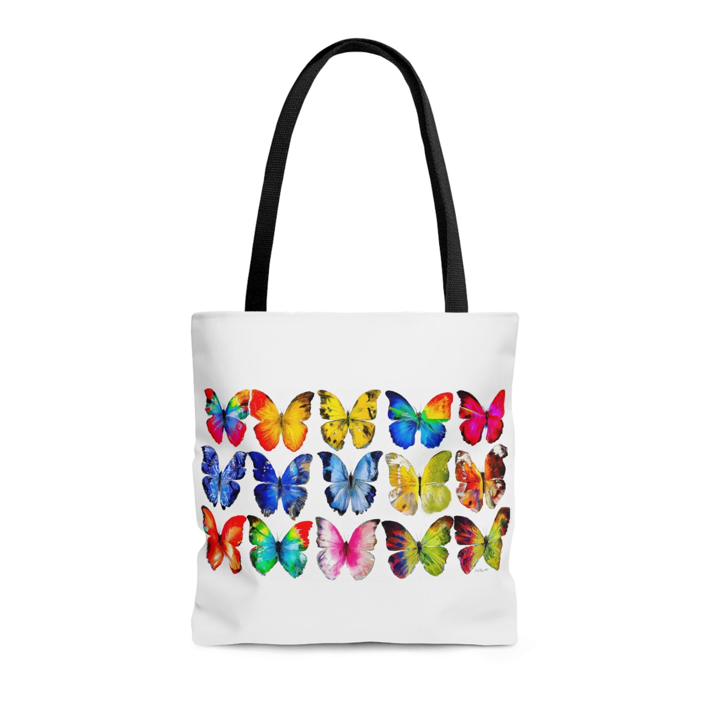 butterflies, bag, canvas bag, tote bag, gifts for women, canvas shopper, oversized bag, reusable bag, shopping bag, tote bag for women - LOLA VEGAS ART