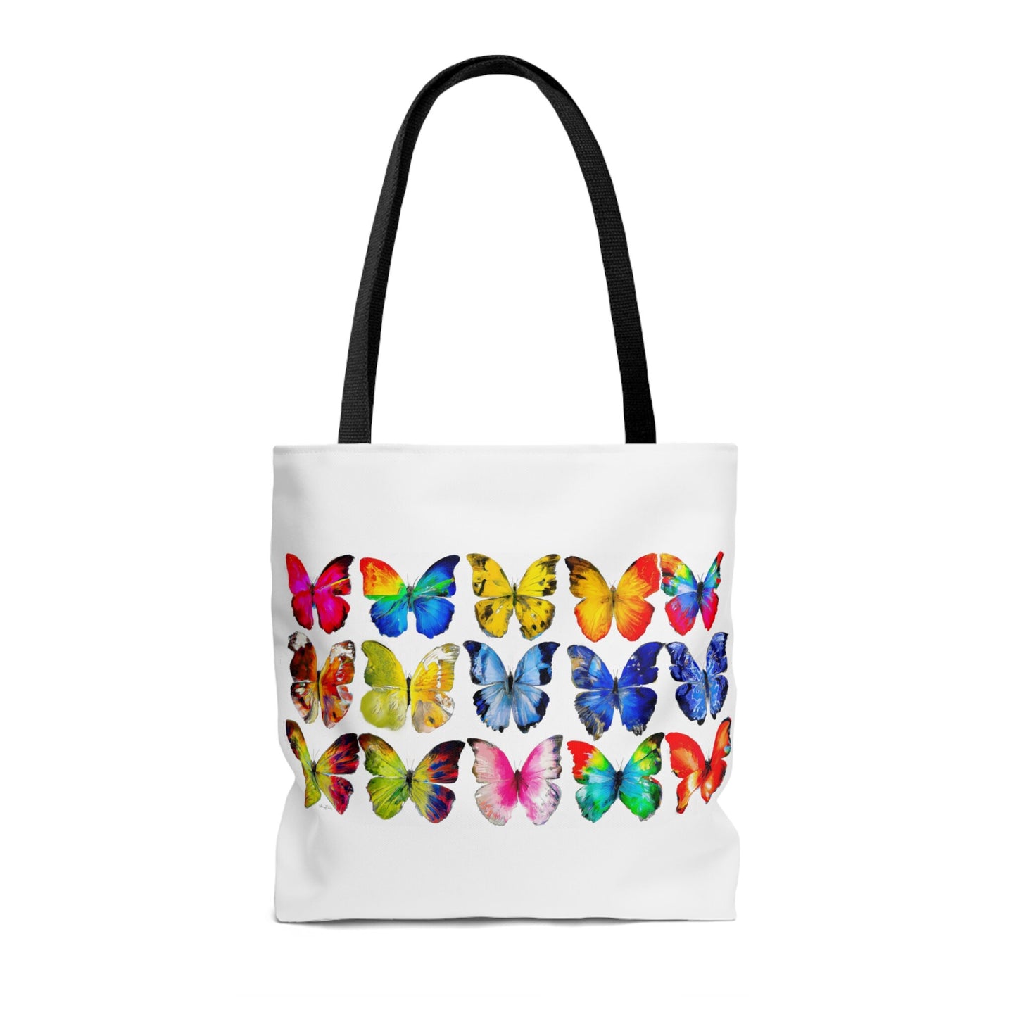 butterflies, bag, canvas bag, tote bag, gifts for women, canvas shopper, oversized bag, reusable bag, shopping bag, tote bag for women - LOLA VEGAS ART