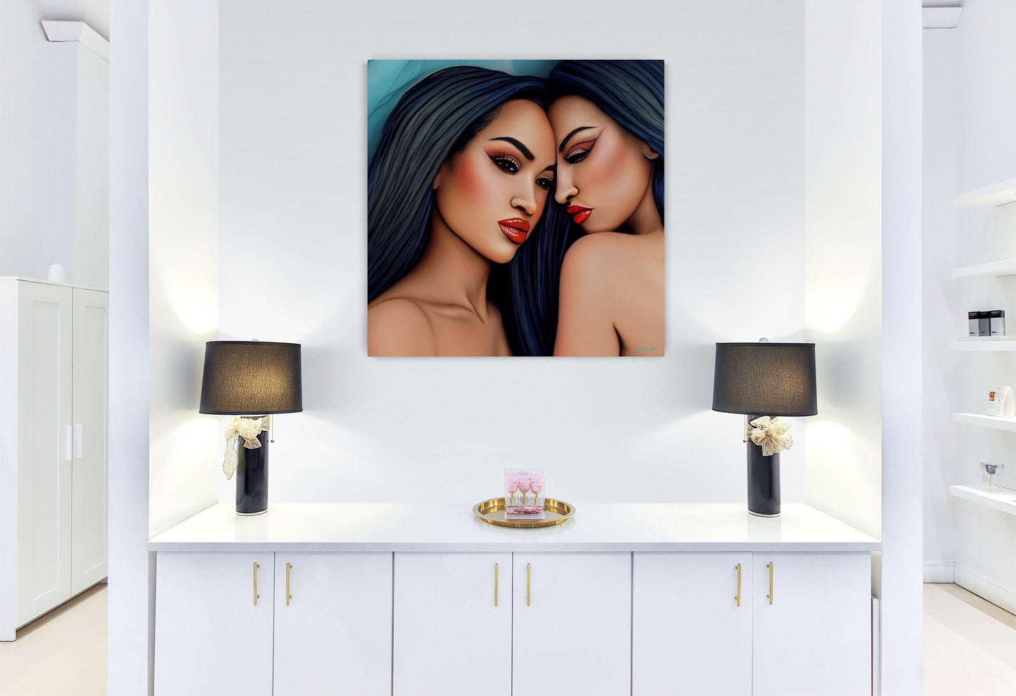 asian women,wall art, wall art canvas, wall art decor, wall art woman, women wall decor, romantic, beauty - LOLA VEGAS ART