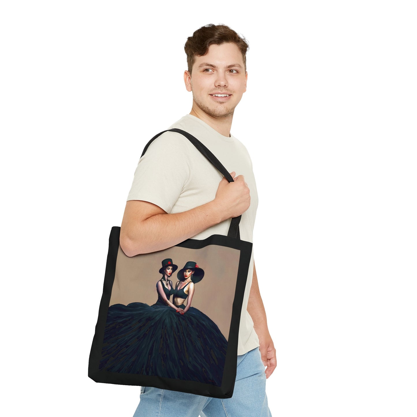 latina,, fashion, bag, canvas bag, tote bag, gifts for women, large canvas bag, reusable bag, shopping bag, tote bag for women - LOLA VEGAS ART