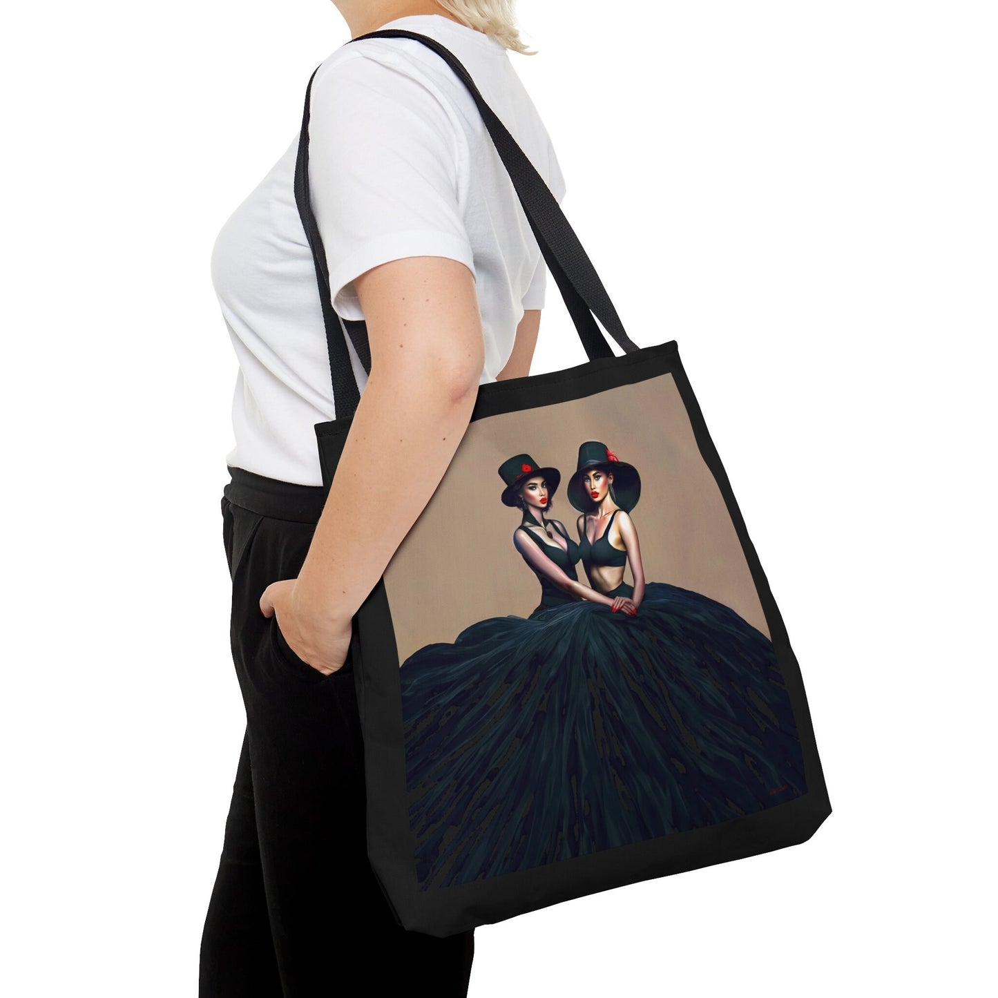 latina,, fashion, bag, canvas bag, tote bag, gifts for women, large canvas bag, reusable bag, shopping bag, tote bag for women - LOLA VEGAS ART