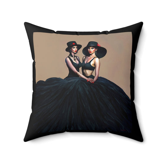 latina, fashion, decorative pillow, living room pillow, bedroom pillow, throw pillow, pillows ,decorative pillows, accent pillow - LOLA VEGAS ART