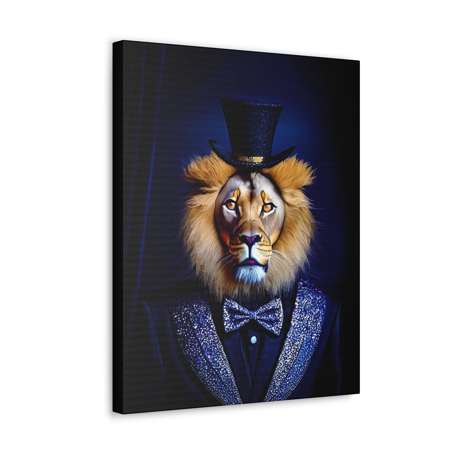 lion print big cat art, animal, wall art, wall art canvas, wall art dcor, cat prints, unique art, eclectic art, lion gift, ready to hang - LOLA VEGAS ART