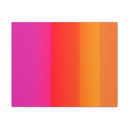 abstract pink orange prism, wall art, wall art canvas, wall art dcor, room wall dcor, unique art, contemporary art, modern wall art, - LOLA VEGAS ART