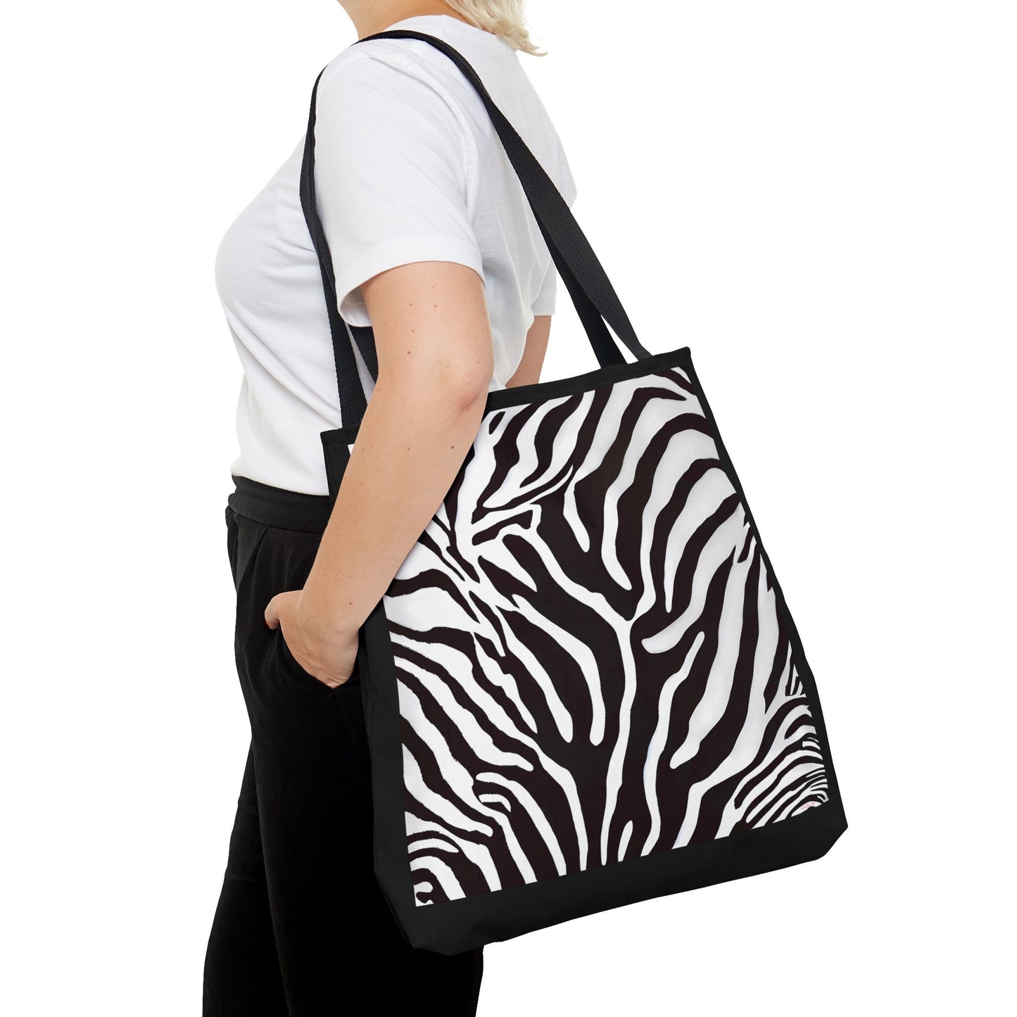 zebra print, bag, canvas bag, tote bag, gifts for women, animal bag, oversized canvas bag, reusable bag, shopping bag, tote bag for women - LOLA VEGAS ART
