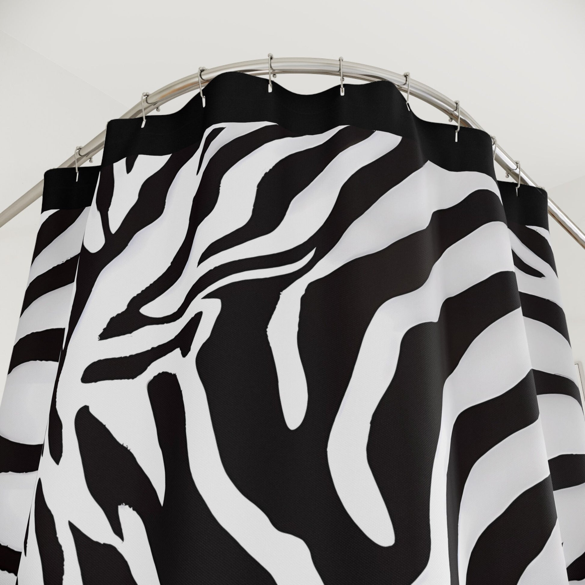 zebra print, animal print, shower curtain, home accessories, bathroom dcor, bathroom, home dcor, housewarming gift, shower room decor - LOLA VEGAS ART