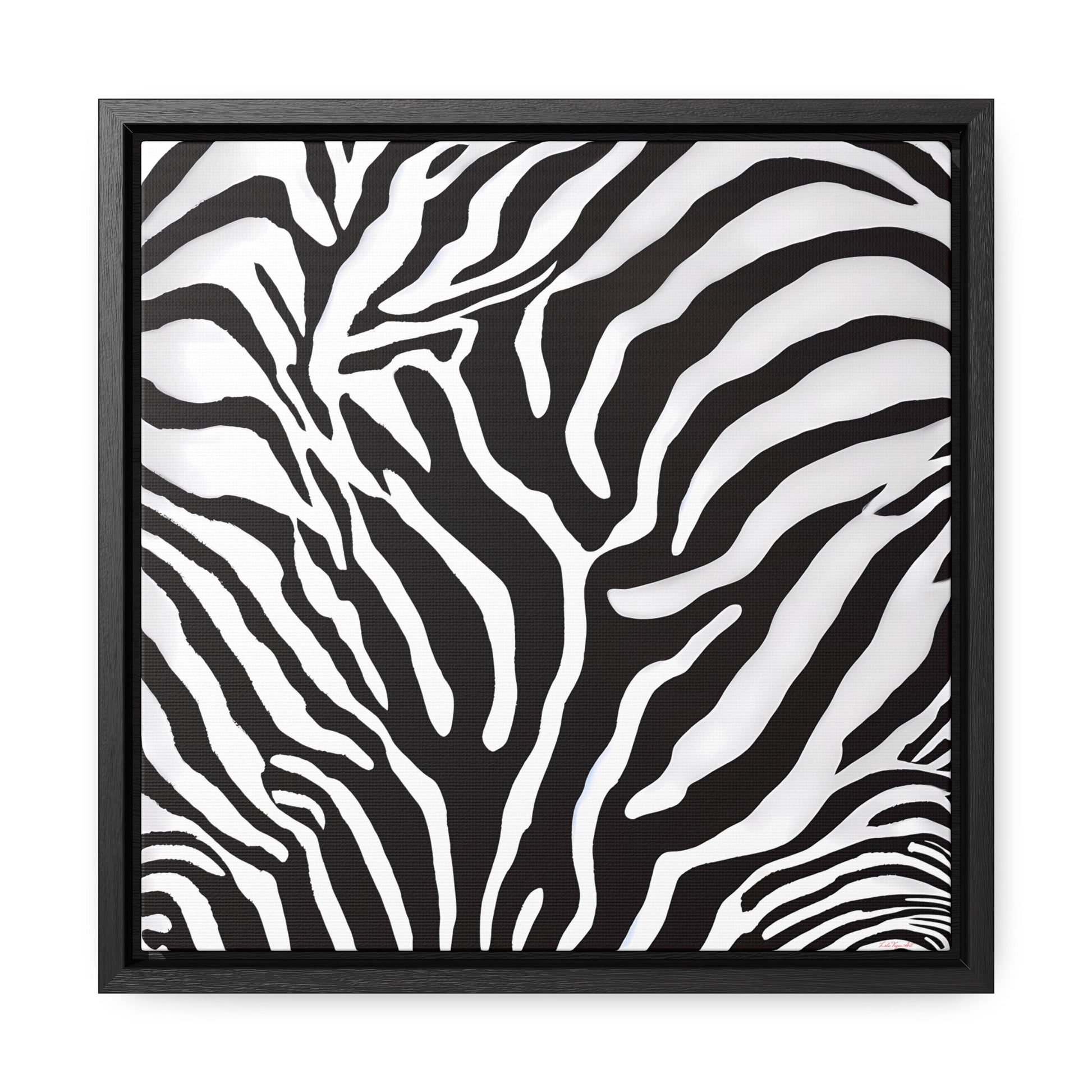 zebra framed print, animal framed print, wall art in frame, wall art with frame, wall art framed, wall art canvas with frame, glamorous - LOLA VEGAS ART