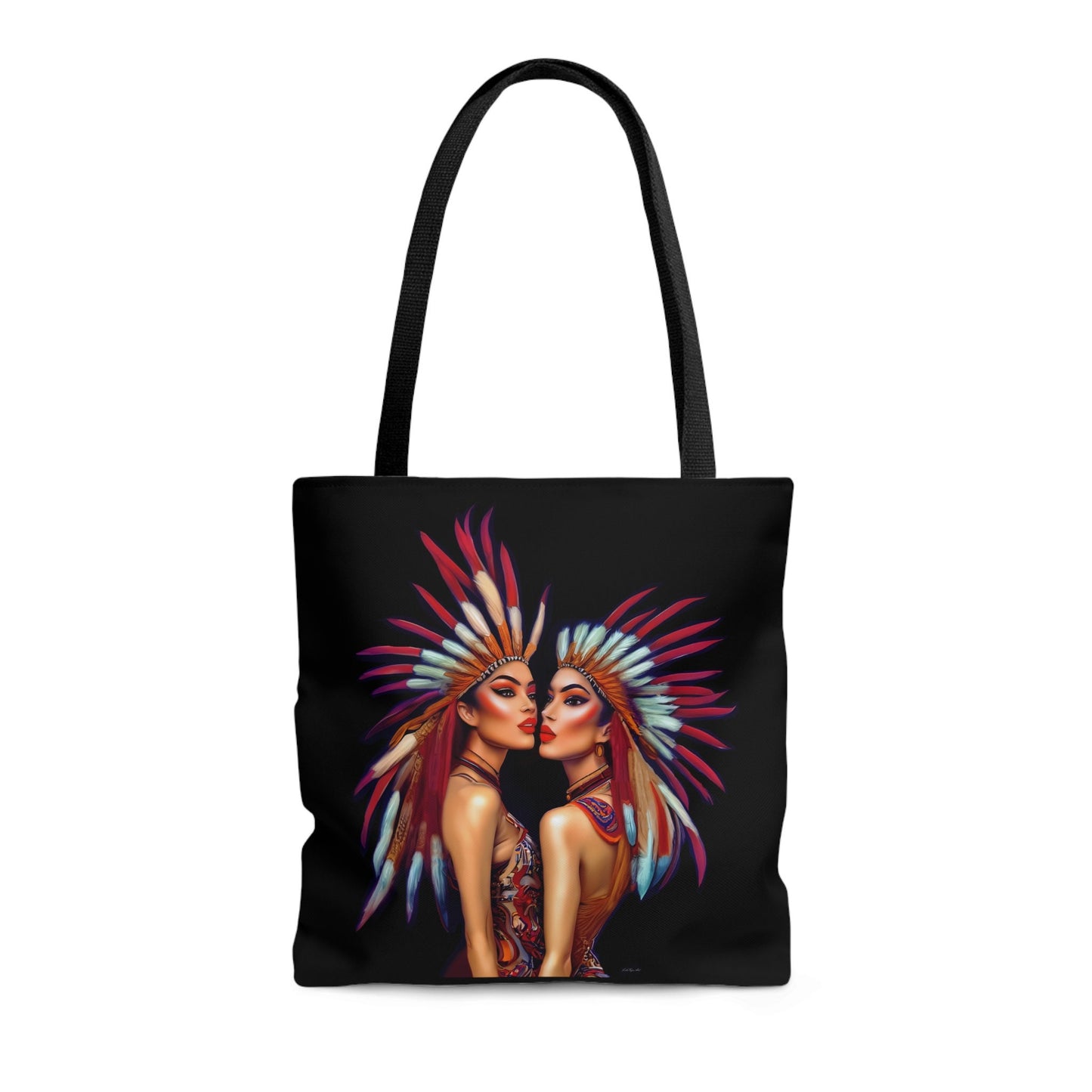 two princesses, bag, canvas bag, tote bag, gifts for women, canvas shopper, reusable bag, shopping bag, tote bag for women - LOLA VEGAS ART