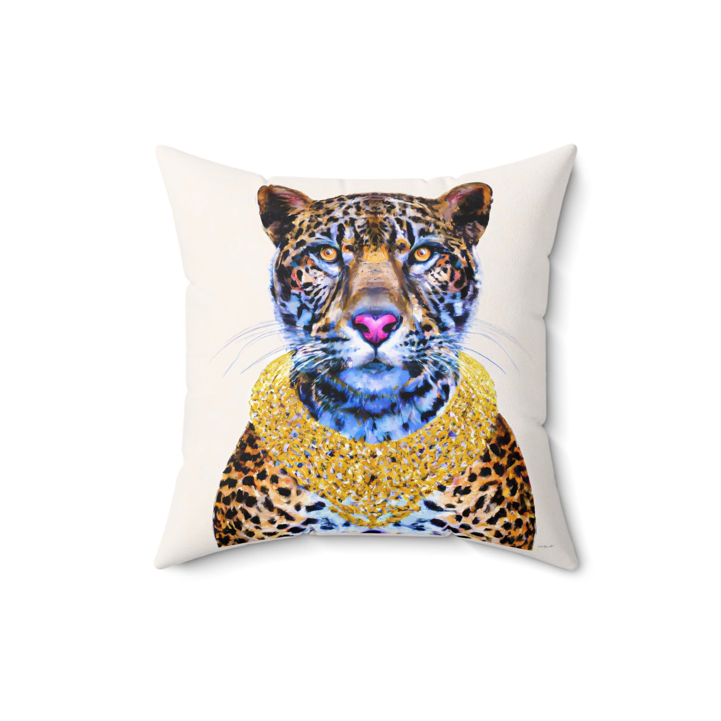 leopard, animal pillow, decorative pillow, living room pillow, bedroom pillow, throw pillow, pillows, decorative pillows, accent pillow - LOLA VEGAS ART