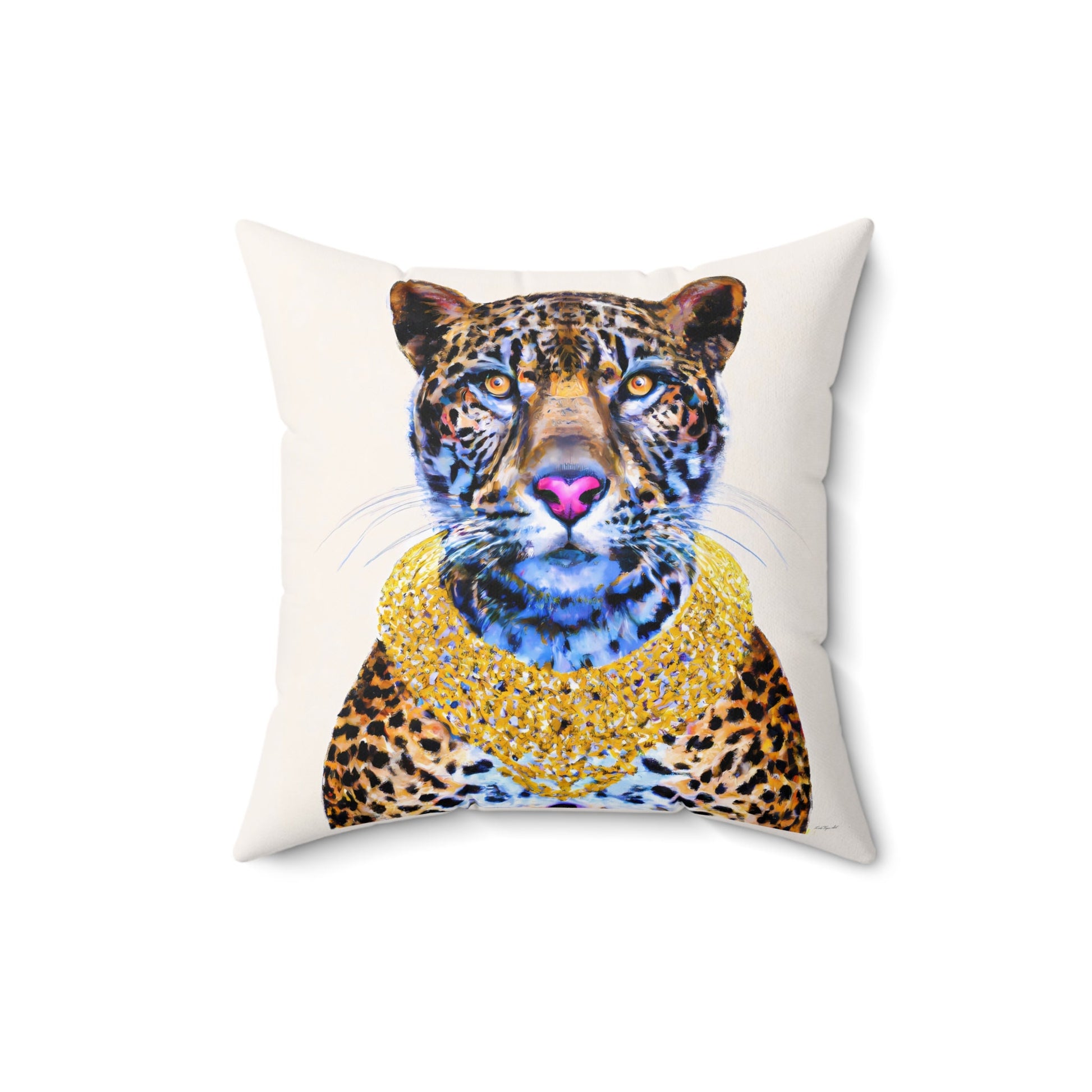 leopard, animal pillow, decorative pillow, living room pillow, bedroom pillow, throw pillow, pillows, decorative pillows, accent pillow - LOLA VEGAS ART