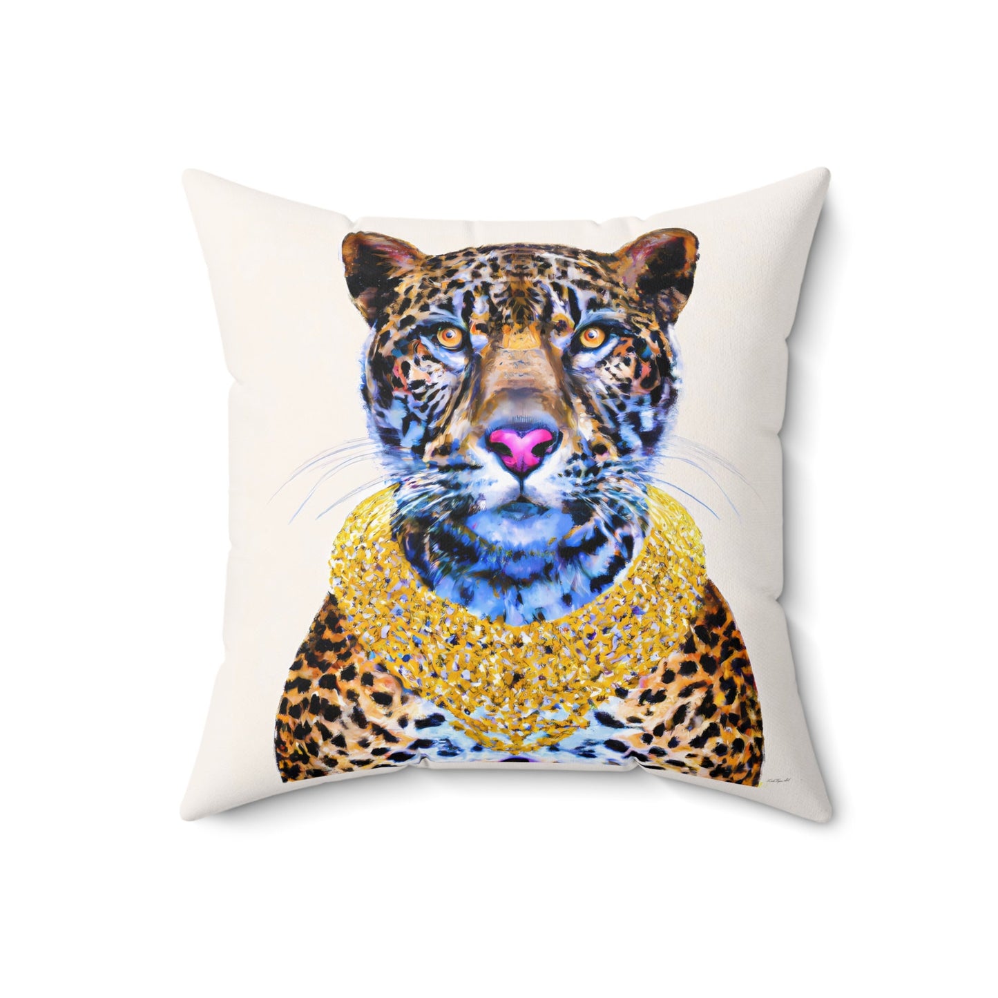 leopard, animal pillow, decorative pillow, living room pillow, bedroom pillow, throw pillow, pillows, decorative pillows, accent pillow - LOLA VEGAS ART