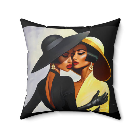 black women,decorative pillow, living room pillow, bedroom pillow, throw pillow, pillows, decorative pillows, accent pillow - LOLA VEGAS ART