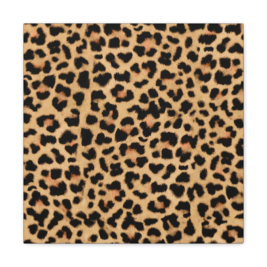 leopard print wall art canvas, wall art, wall art decor, room wall decor, unique art, big cat print, animal print, fashion wall art, glam - LOLA VEGAS ART