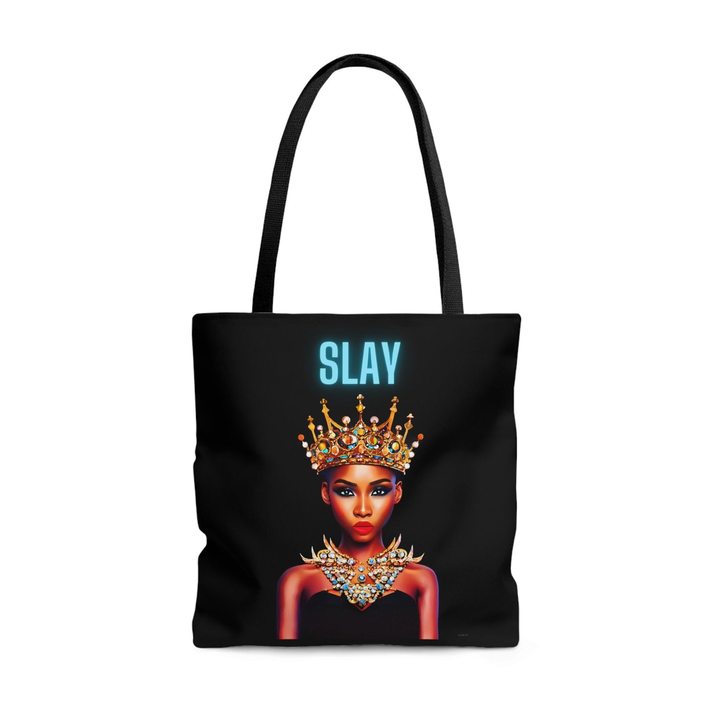 black girl magic, queen, bag, canvas bag, tote bag, gifts for women, oversized canvas bag, reusable bag, shopping bag, tote bag for women - LOLA VEGAS ART