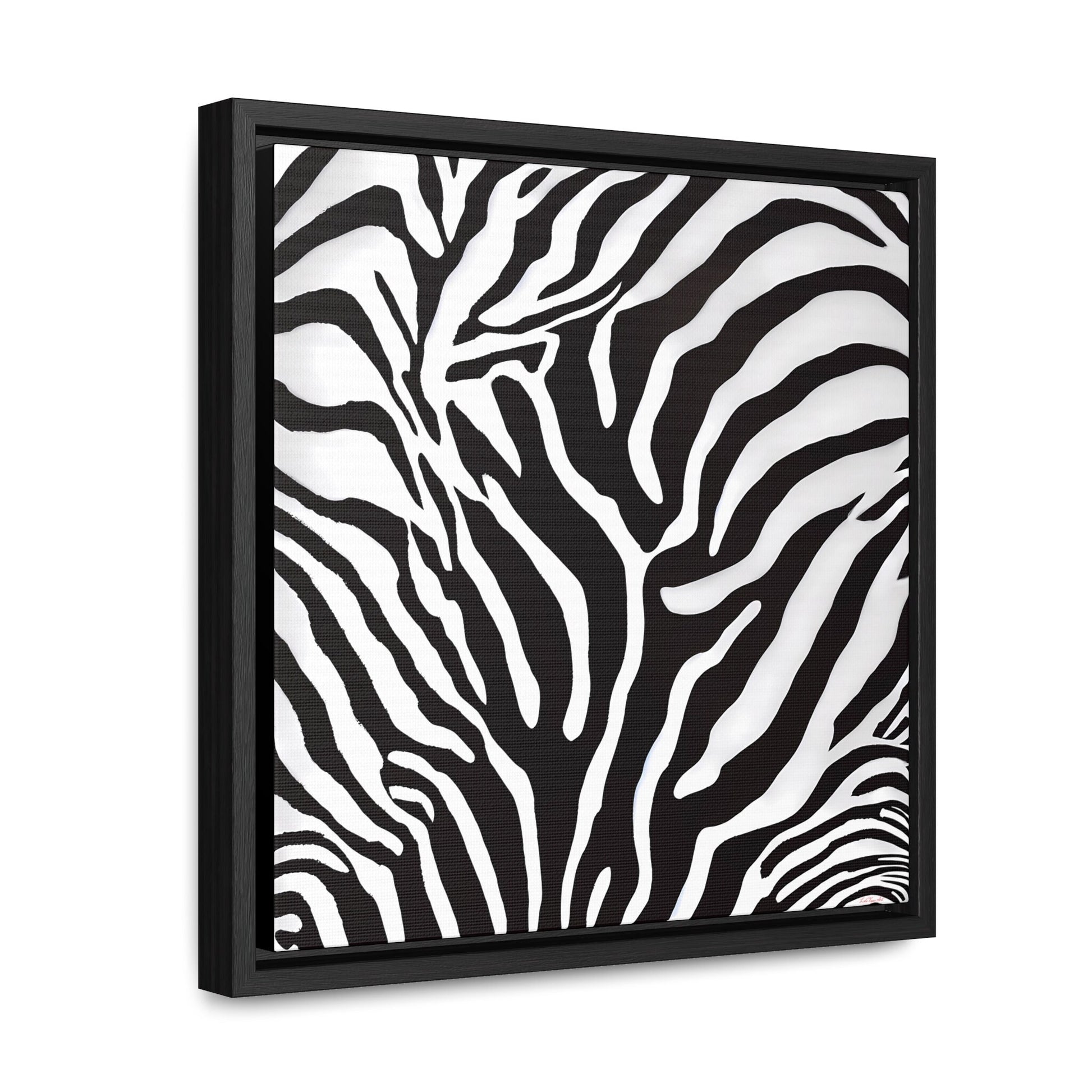 zebra framed print, animal framed print, wall art in frame, wall art with frame, wall art framed, wall art canvas with frame, glamorous - LOLA VEGAS ART