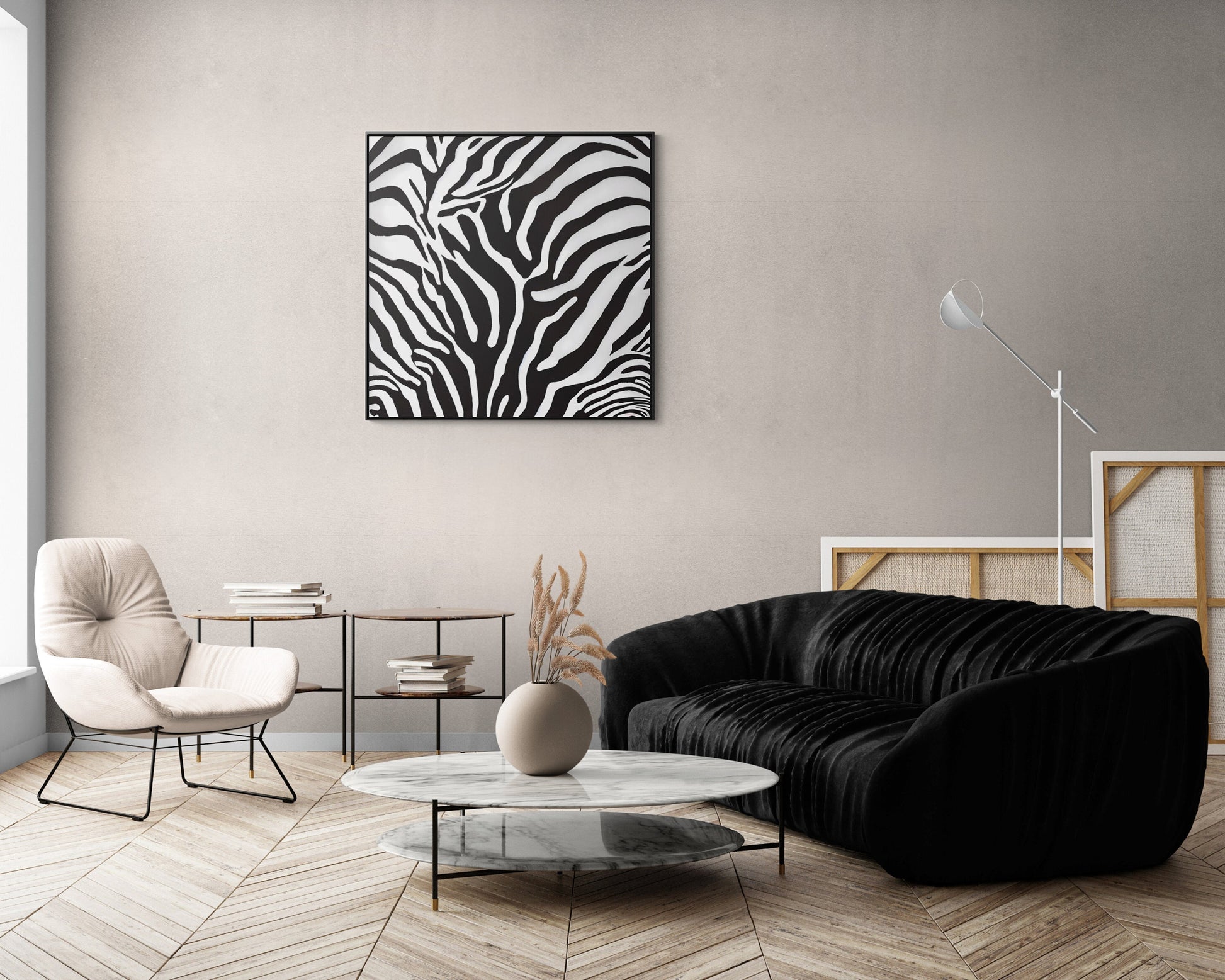 zebra framed print, animal framed print, wall art in frame, wall art with frame, wall art framed, wall art canvas with frame, glamorous - LOLA VEGAS ART